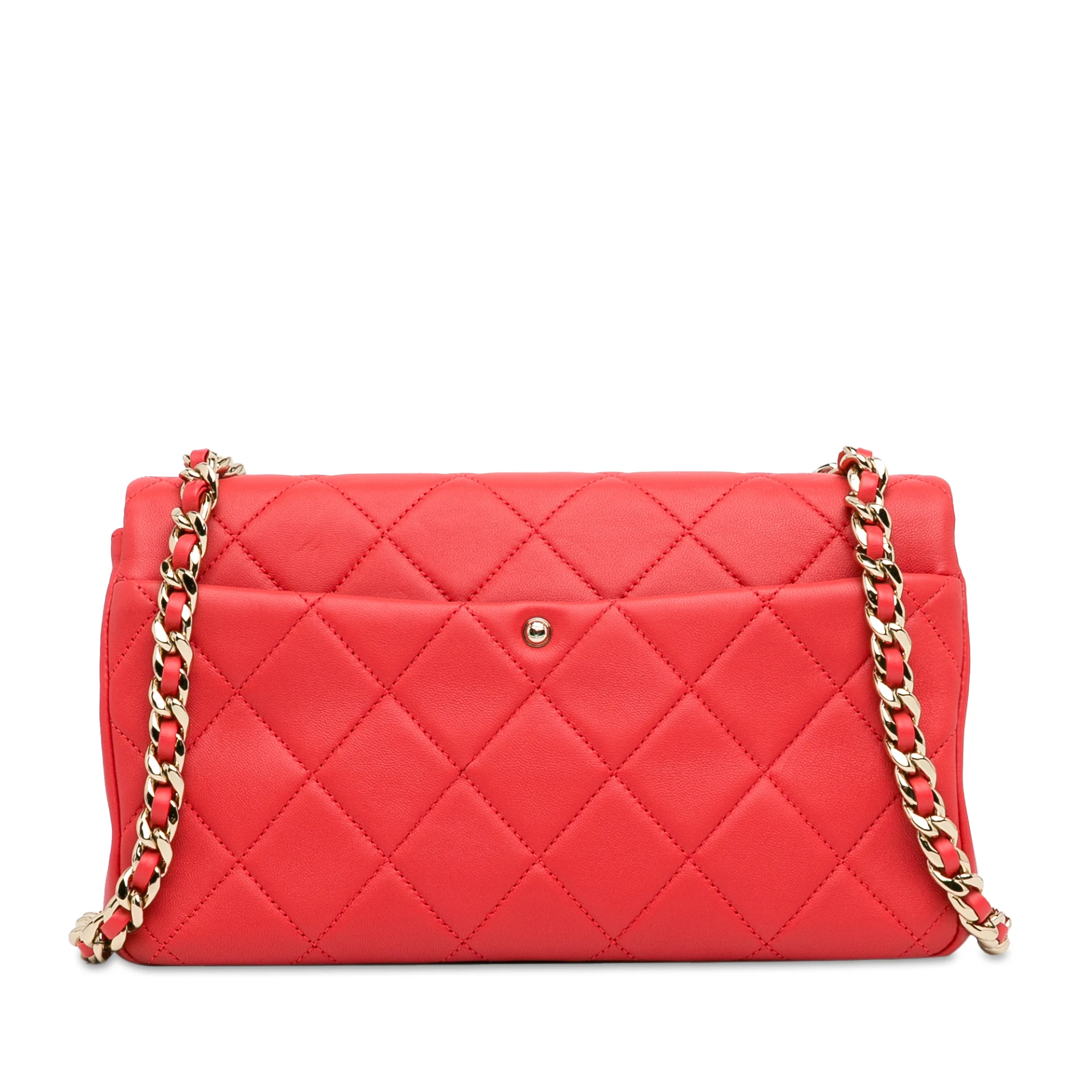 Chanel Small Lambskin Elegant Chain Single Flap