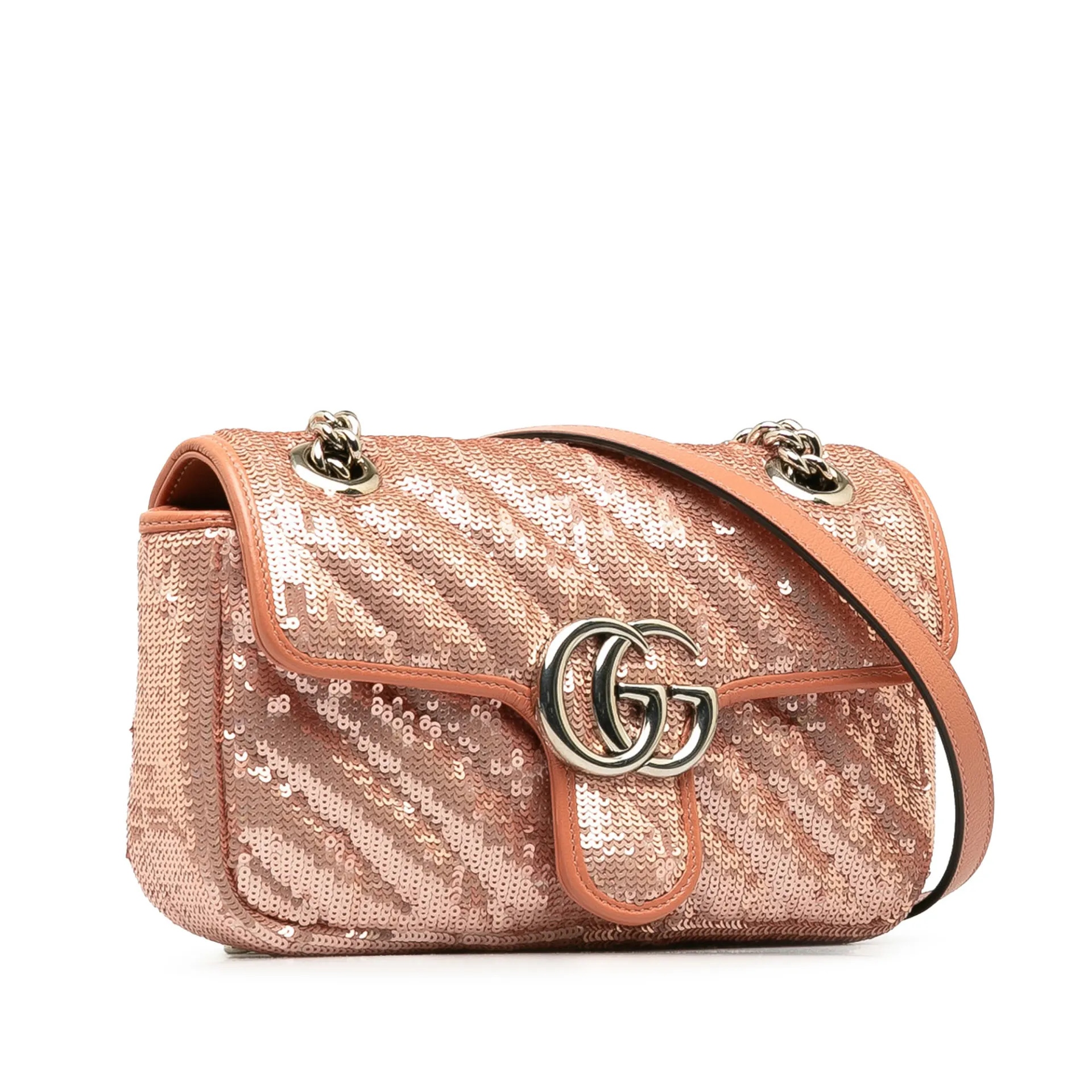 Gucci Mini Sequin Marmont Matelasse Crossbody Bag