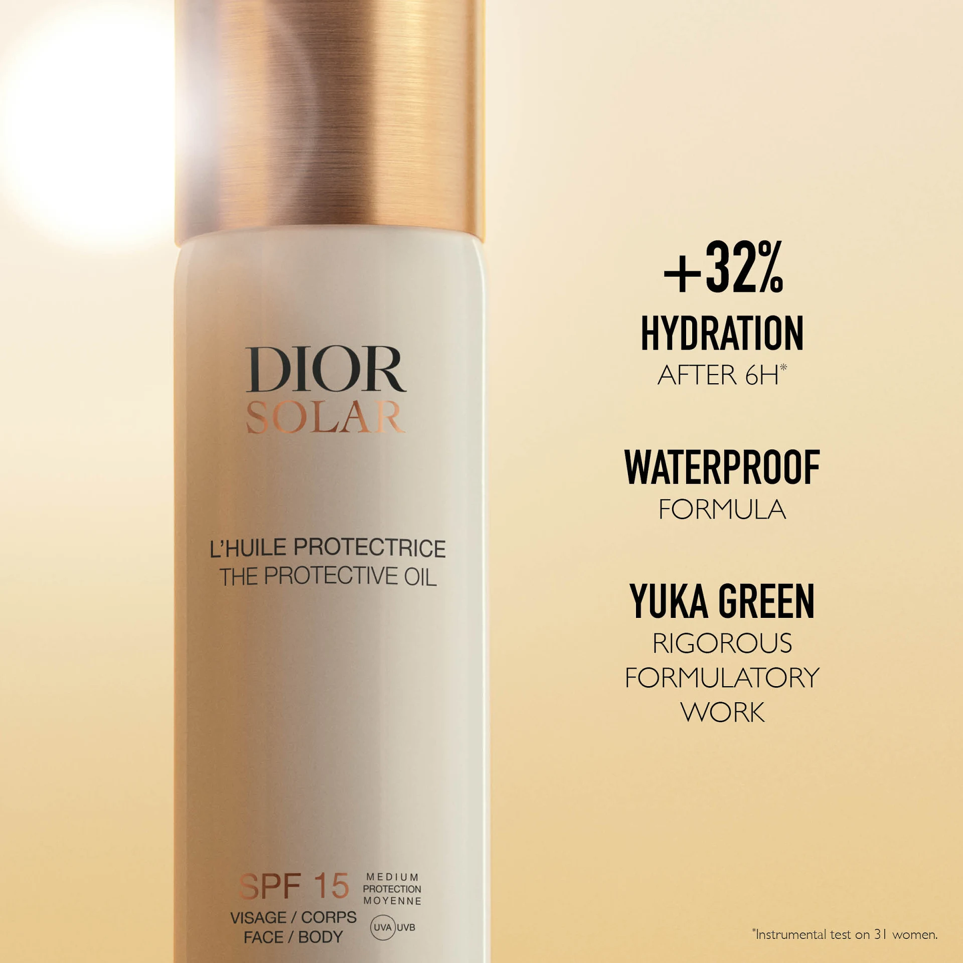 Dior Solar The Protective Face and Body Oil SPF 15