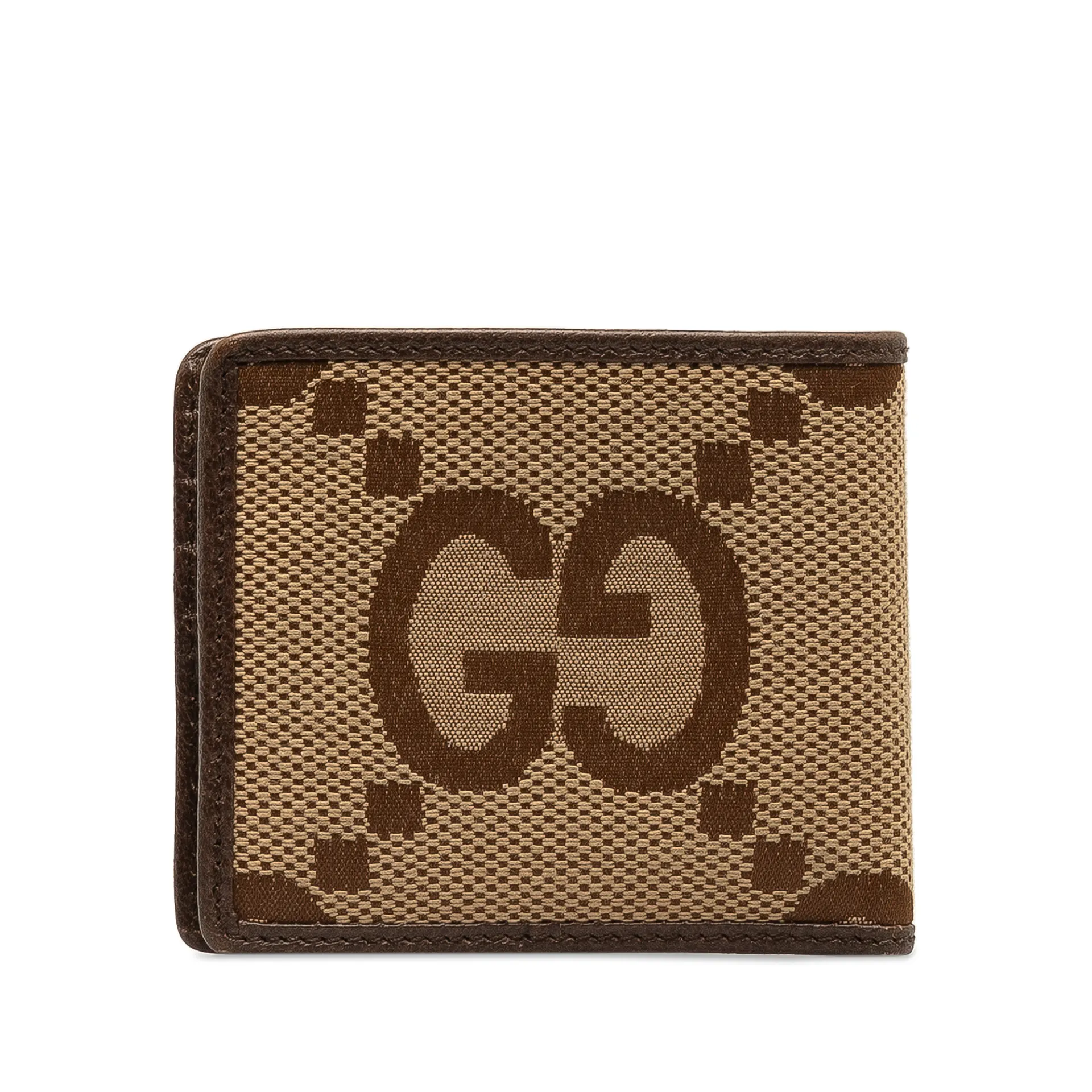 Gucci Jumbo Gg Canvas Bifold Small Wallet
