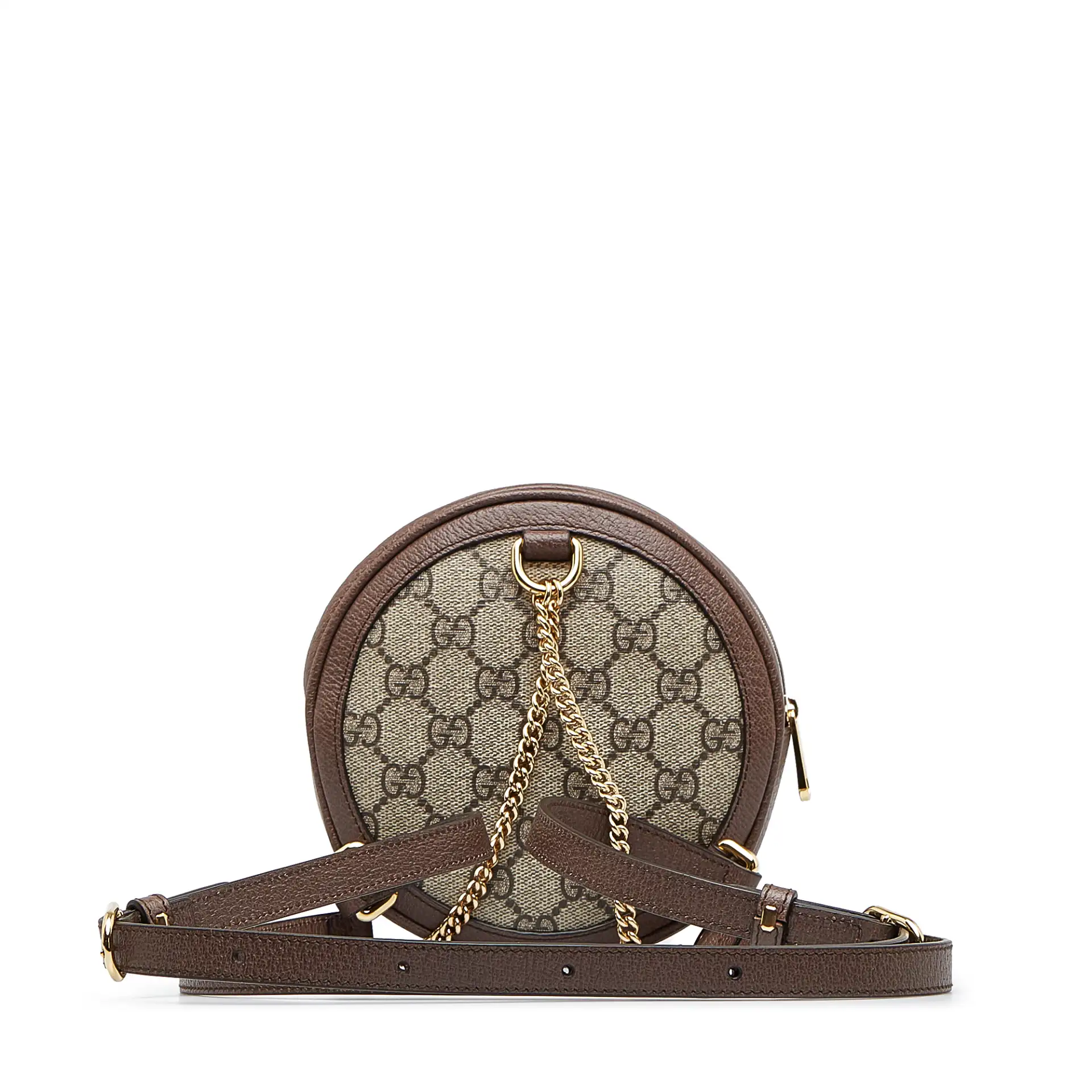 Gucci Mini Gg Supreme Round Ophidia Backpack