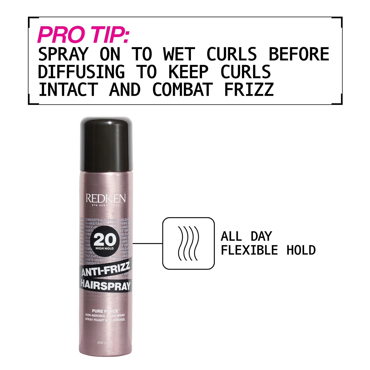 Styling Anti Frizz Hairspray