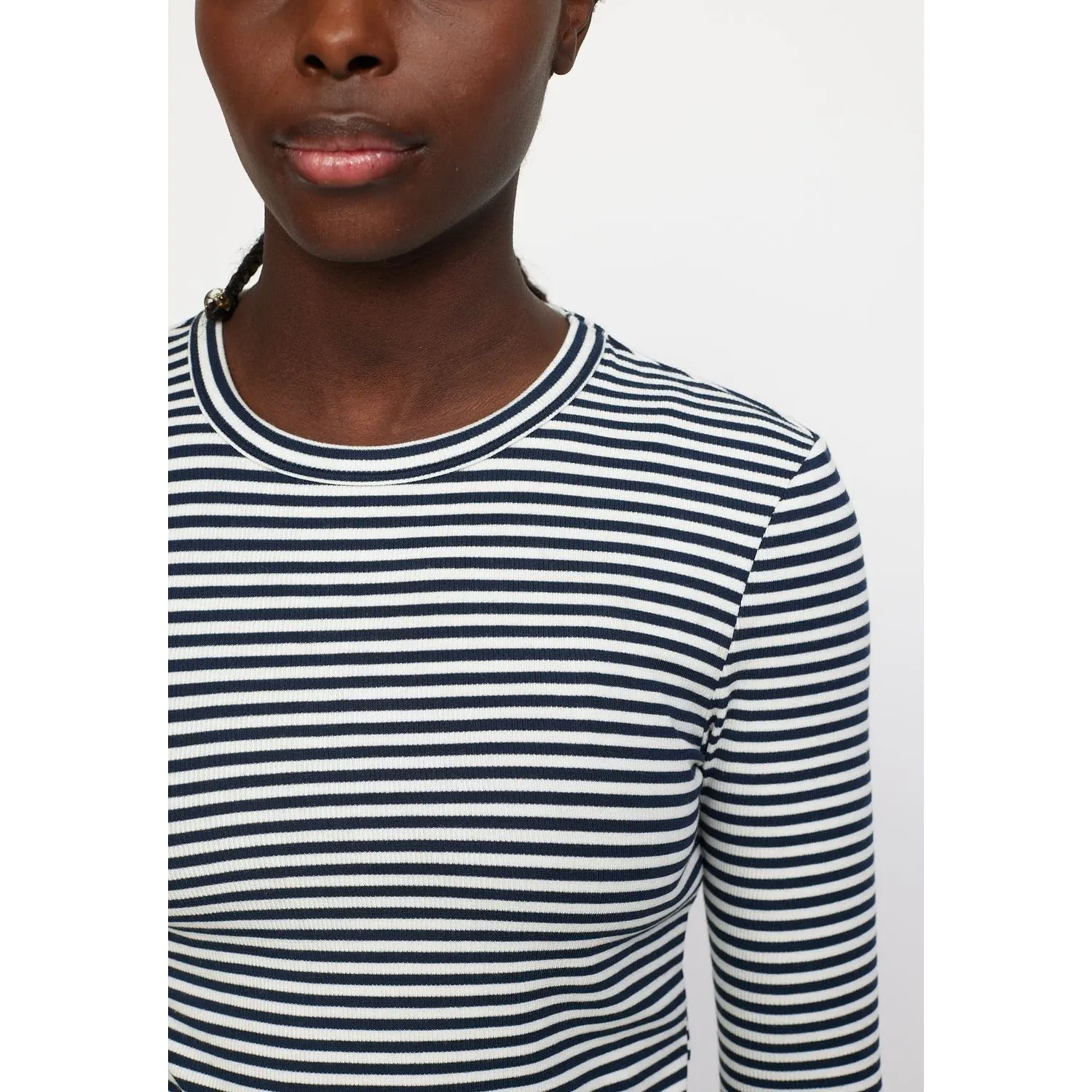 Srfenja Stripe O-neck Top