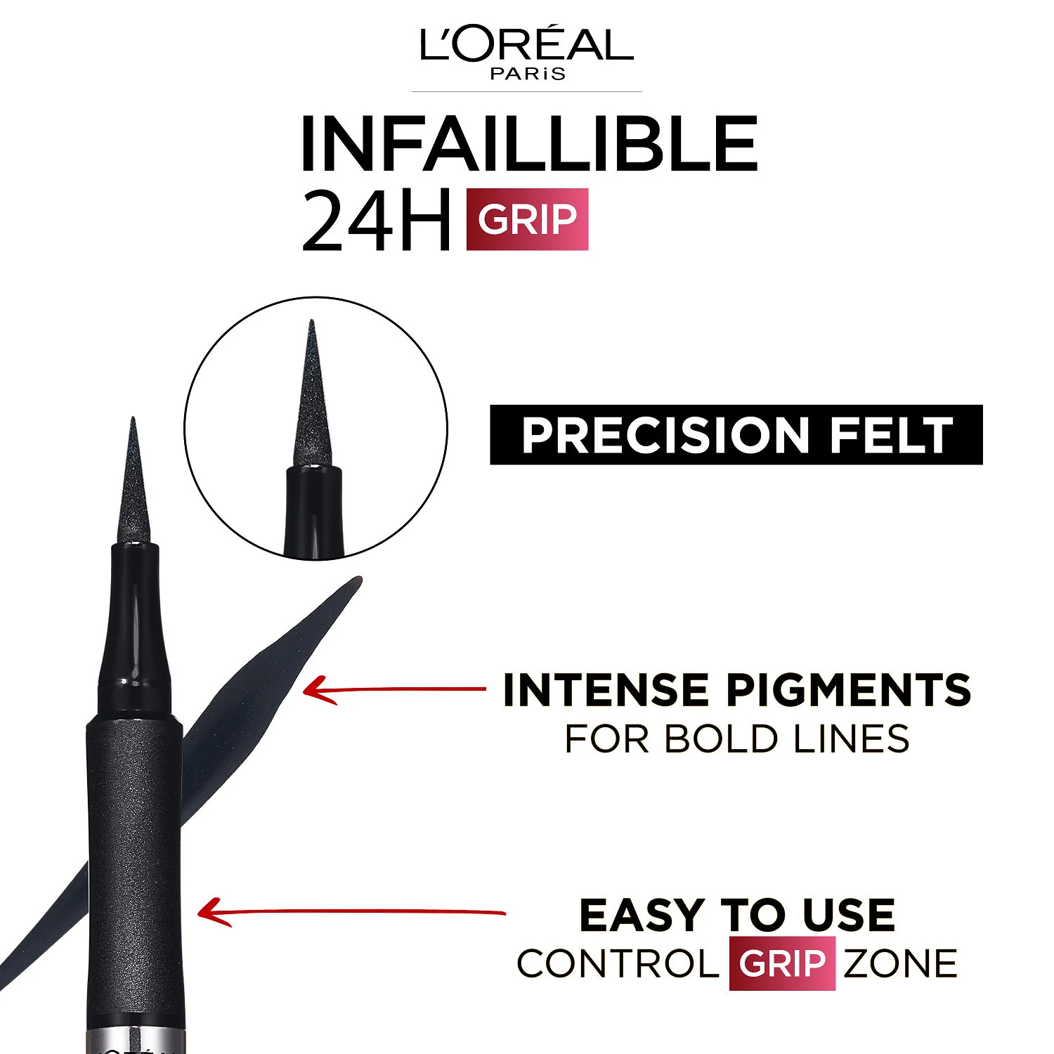 L'Oréal Paris Infaillible Grip 24H Precision Felt Eyeliner