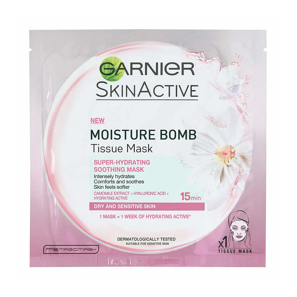 Skin Active Moisture Bomb Tissue Mask (Pink) Face Care