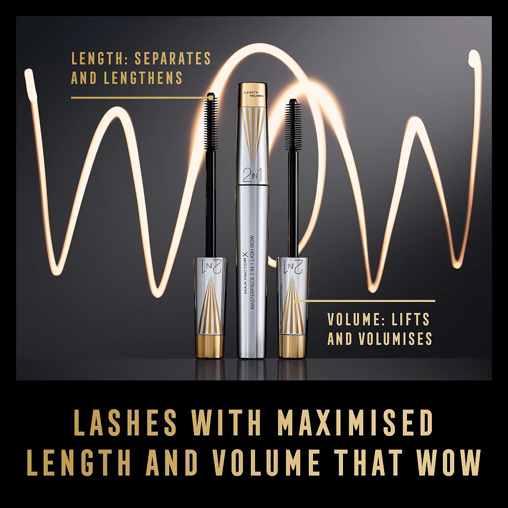 Masterpiece 2 In 1 Lash Wow Mascara Black