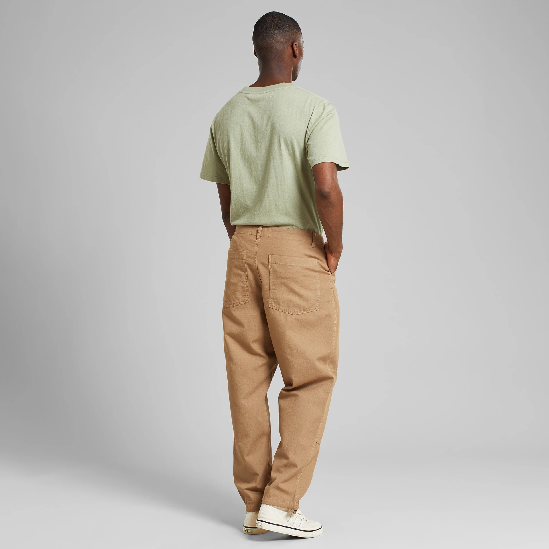 Cargo Pants Dokkas Canvas Kelp Beige