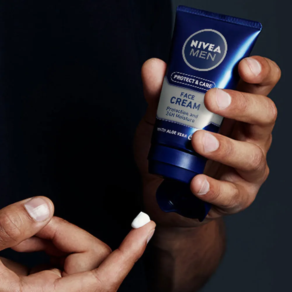 Ansiktskräm Protect & Care Moisturiser Face Cream 75 ml NIVEA MEN