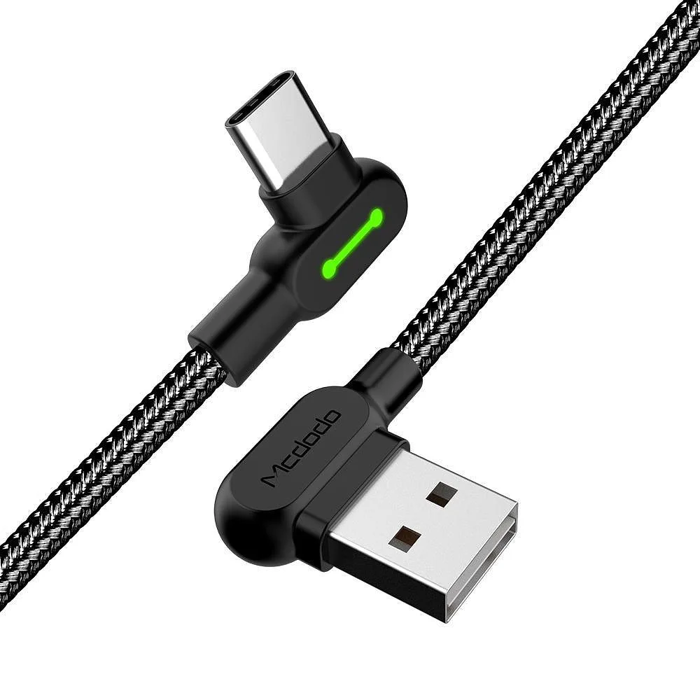 Vinklad Usb C Till Vinklad Usb A-kabel, 0,5m