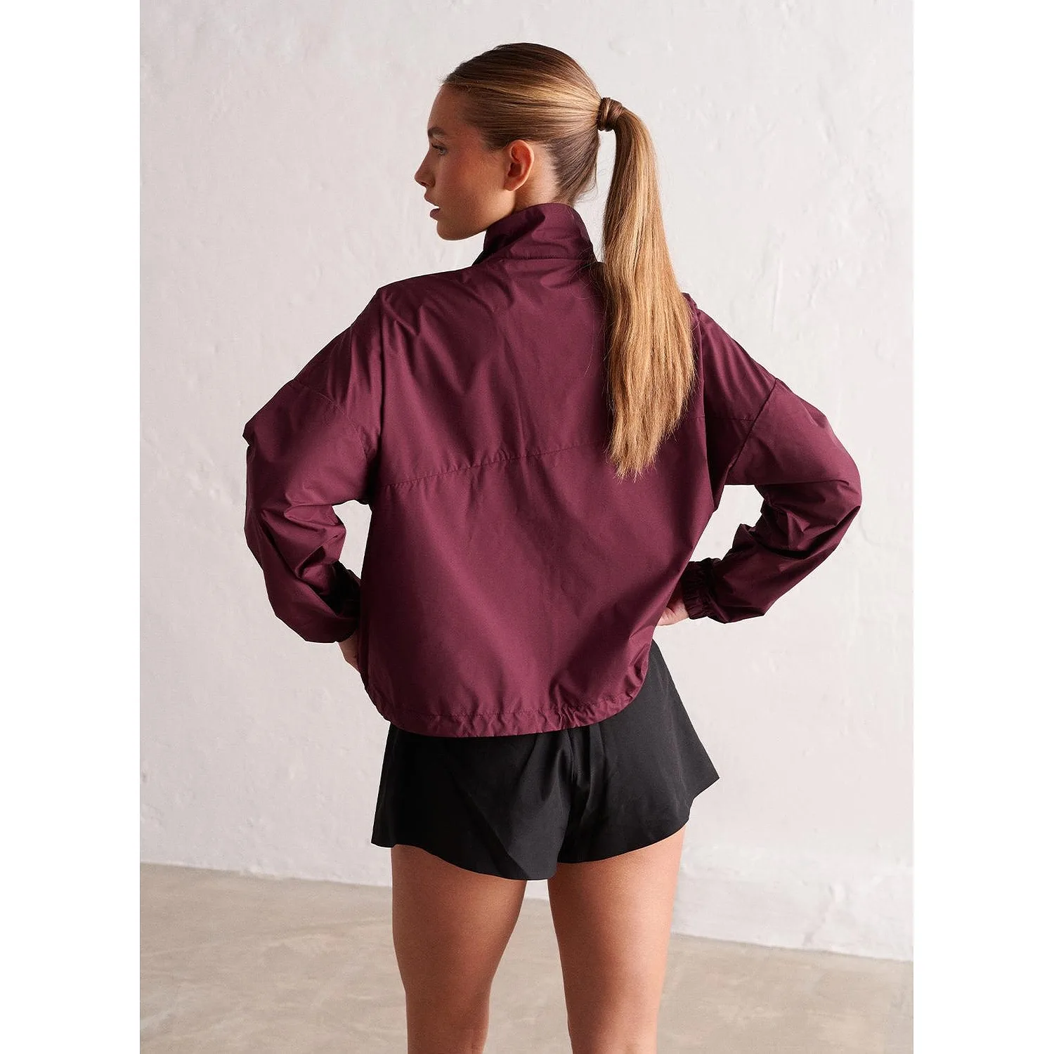 Bordeaux Balance Windbreaker Jacket