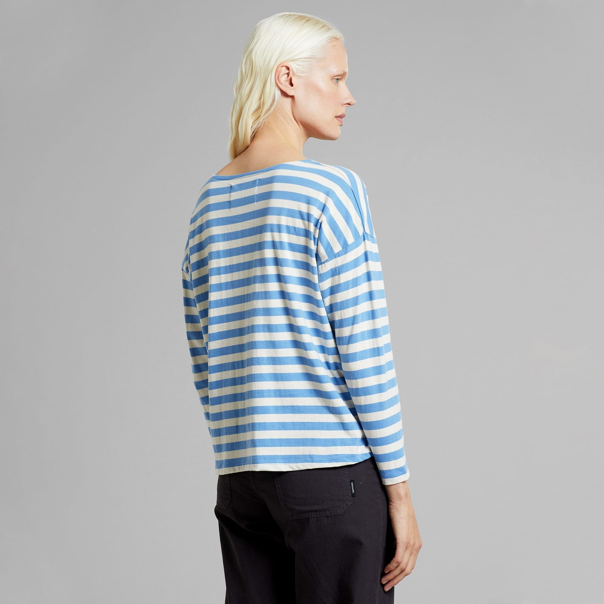 Top Humledal Stripes Della Blue