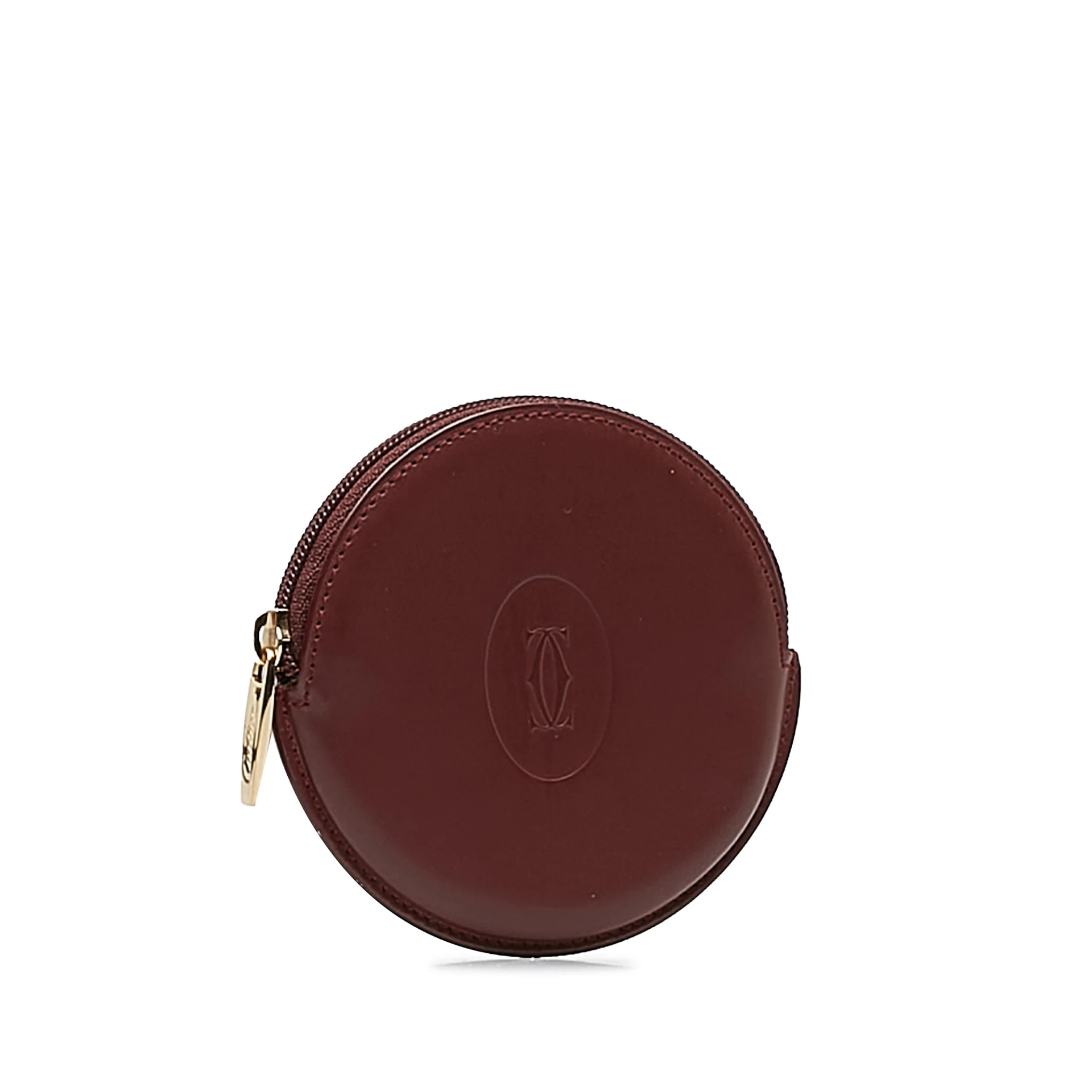 Cartier Must De Cartier Leather Coin Pouch