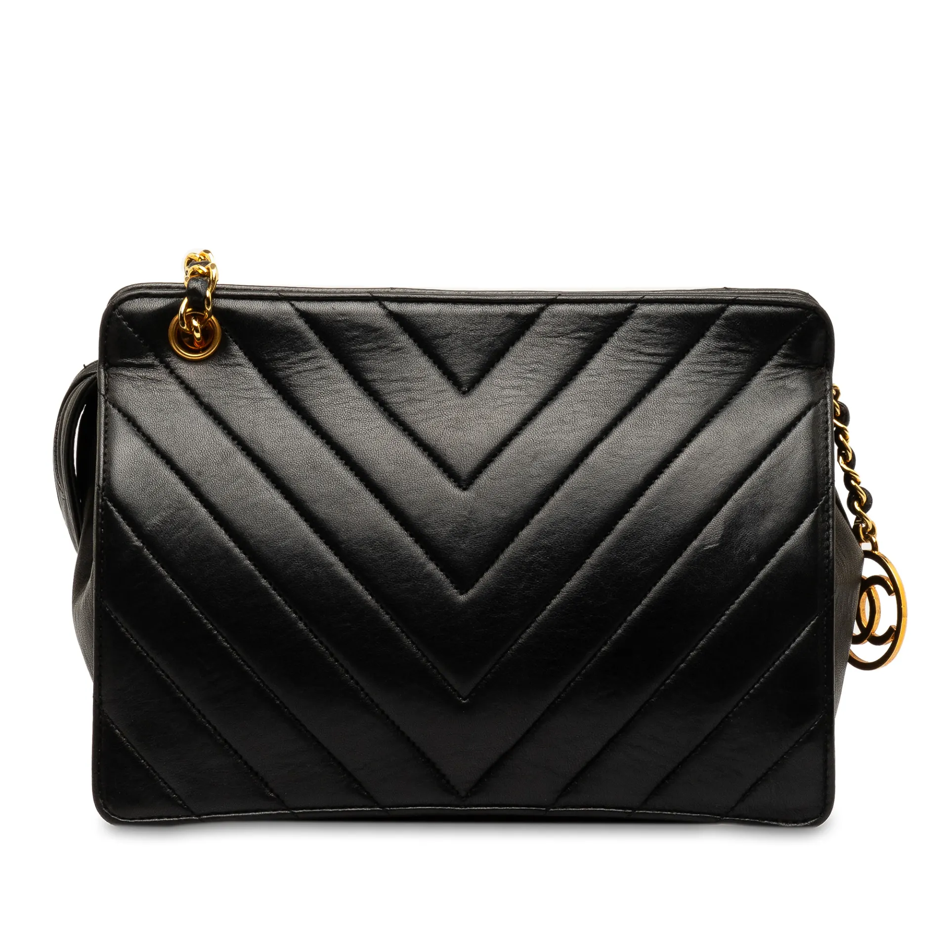 Chanel Chevron Lambskin Shoulder Bag