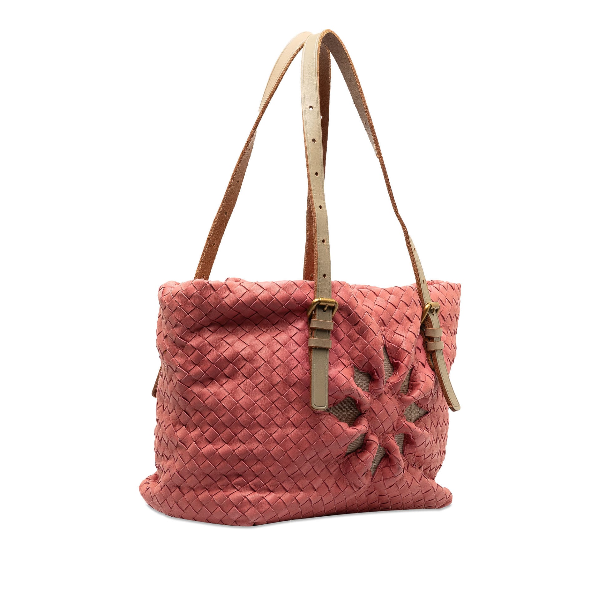 Bottega Veneta Intrecciato Marquise Flower Tote