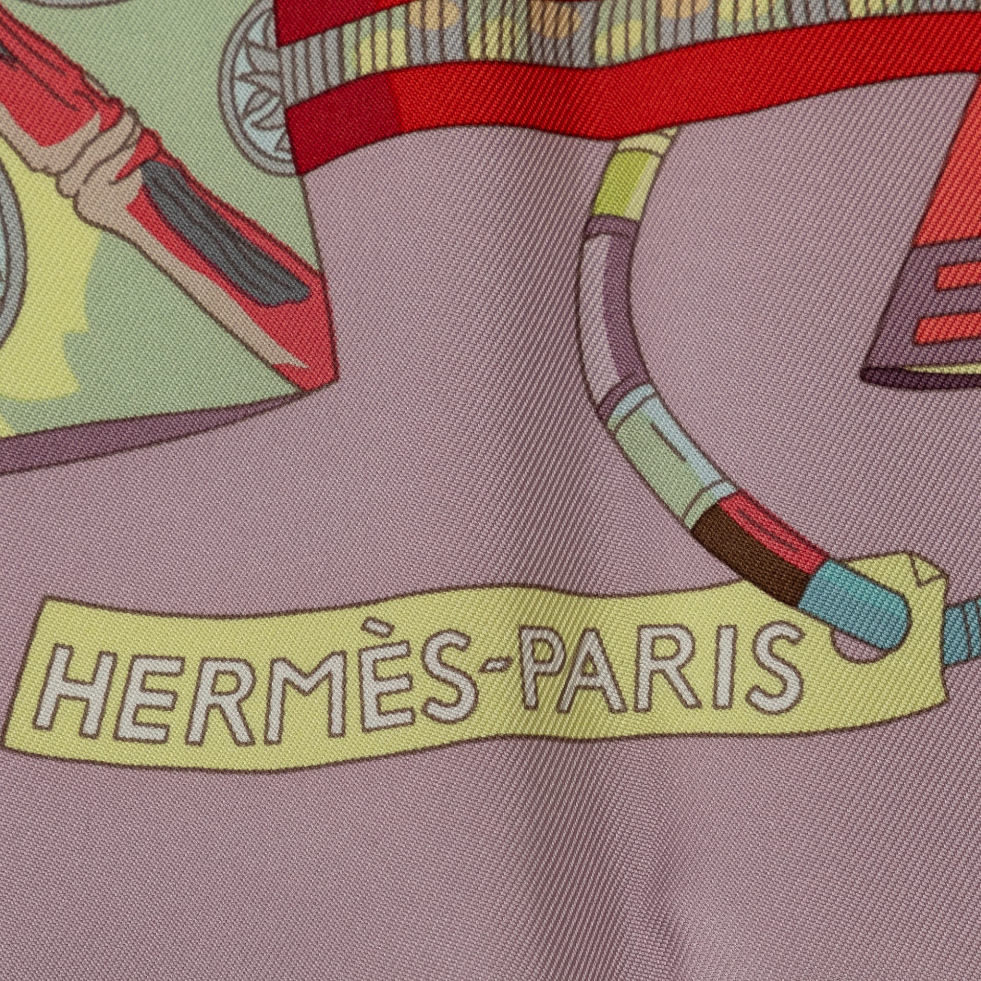 Hermes Voyage En Etoffes Silk Scarf