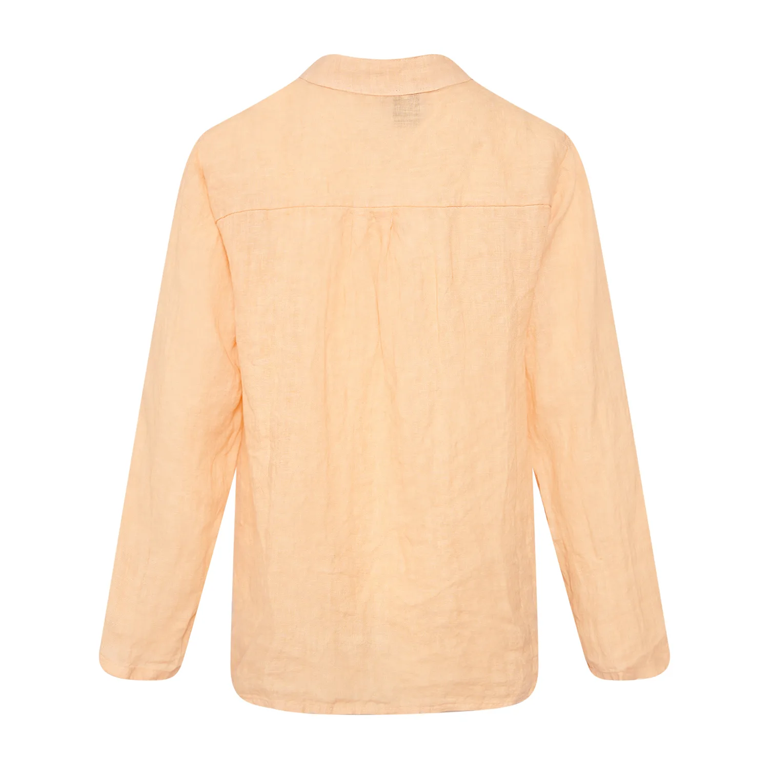 Hildur, Blouse, Linen - Apricot