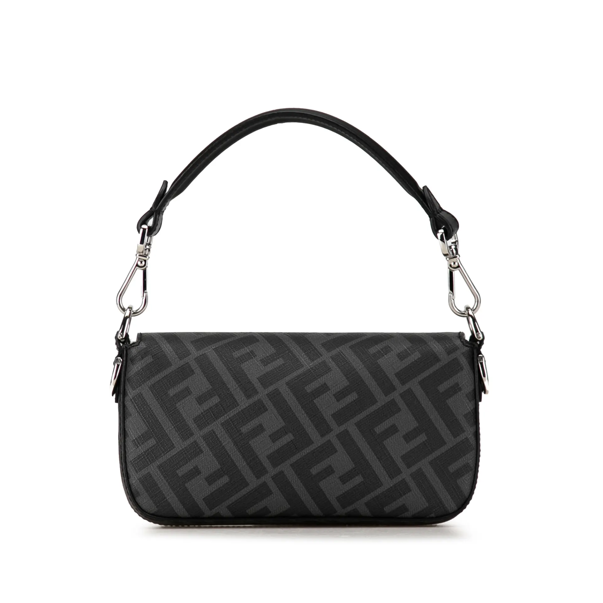 Fendi Zucca 1974 Diagonal Convertible Baguette