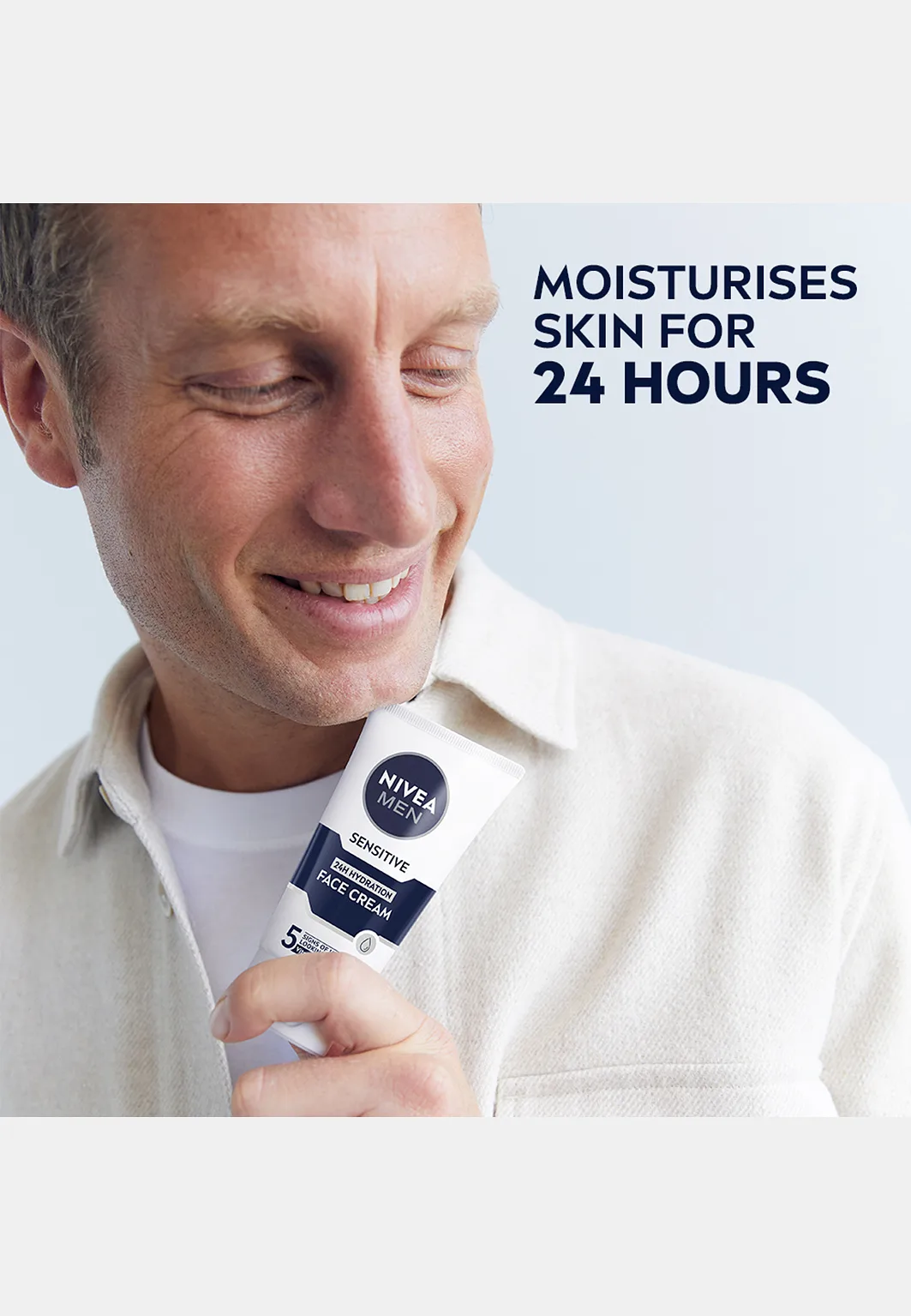 Ansiktskräm Sensitive Mosituriser Face Cream 75 ml NIVEA MEN