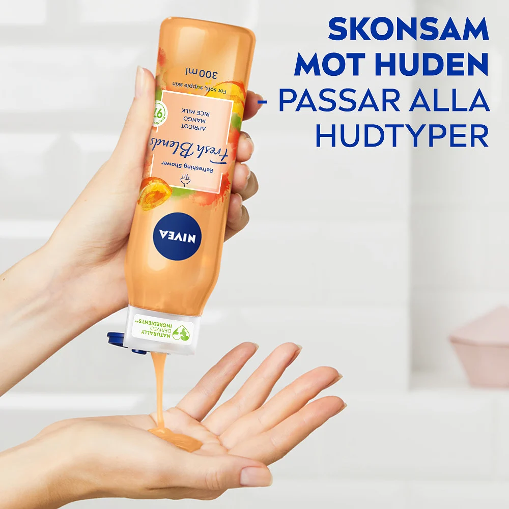 NIVEA Fresh Blends Apricot Shower 300ml