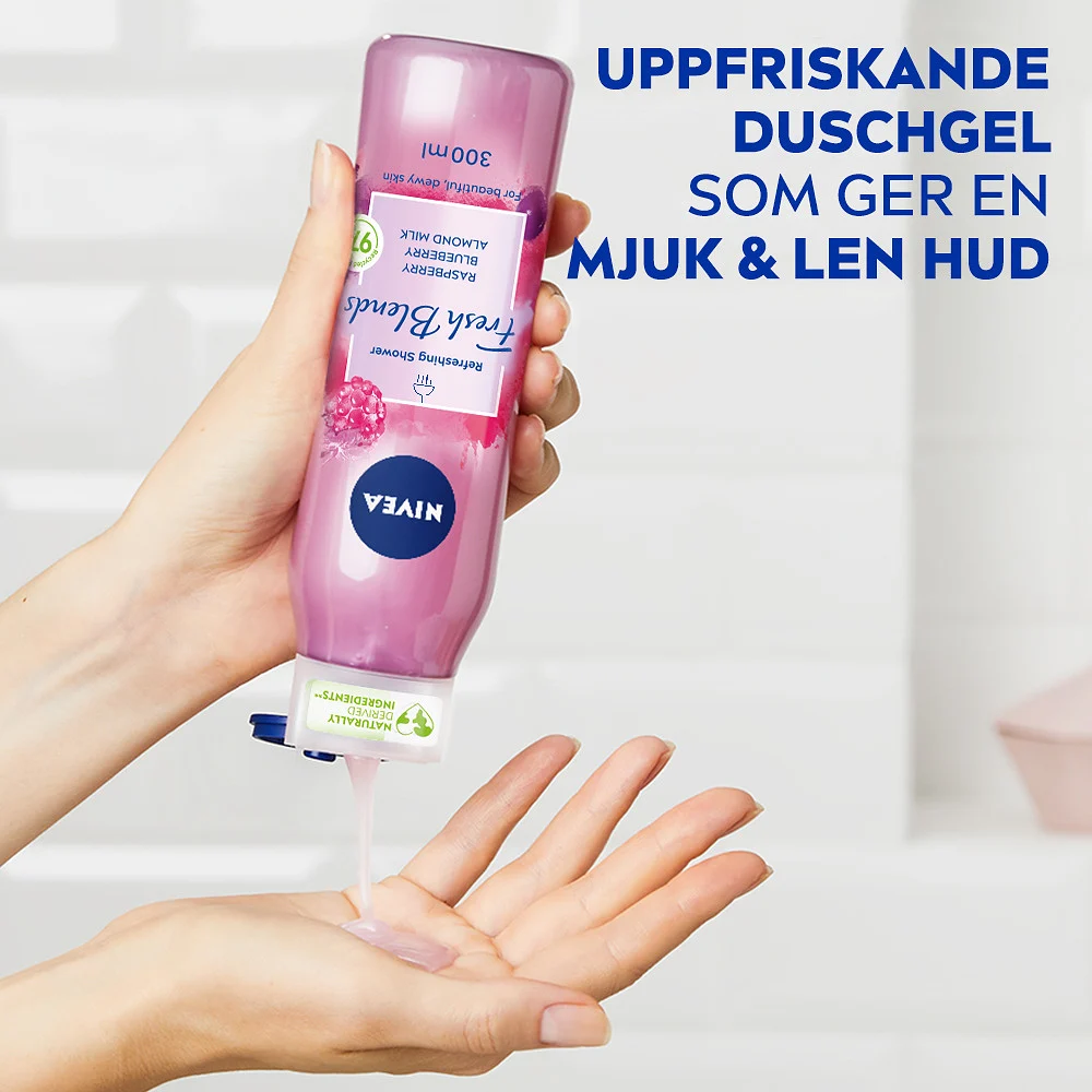 NIVEA Fresh Blends Raspberry Shower 300ml