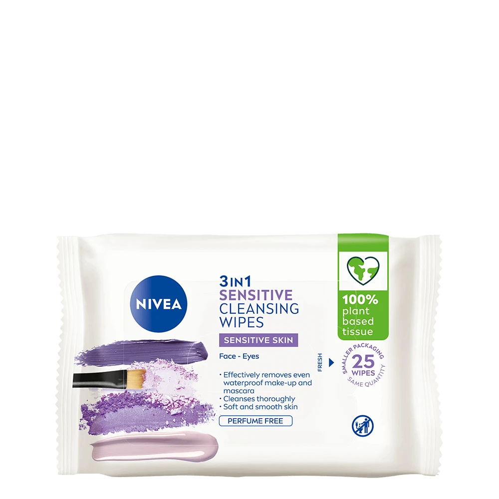 Ansiktsservetter Sensitive Cleansing Wipes 25 st NIVEA