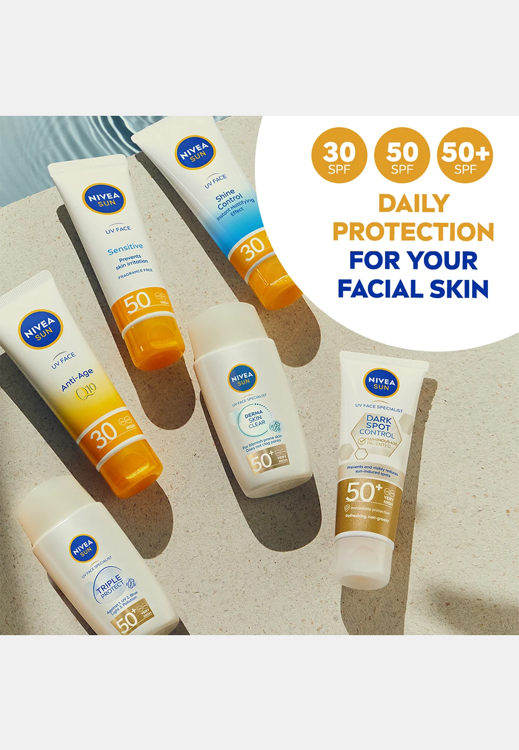 Solskydd ansikte UV Face Shine Control Cream SPF30 50 ml NIVEA SUN