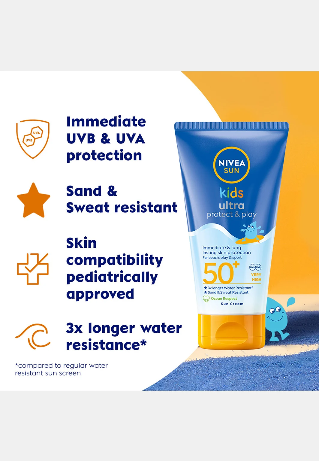 Solkräm barn Kids Ultra Protect & Play SPF50+ 150 ml NIVEA SUN