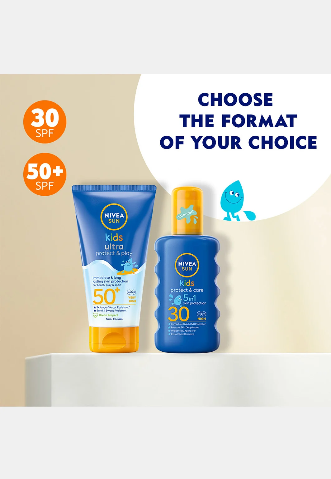 Solkräm barn Kids Ultra Protect & Play SPF50+ 150 ml NIVEA SUN