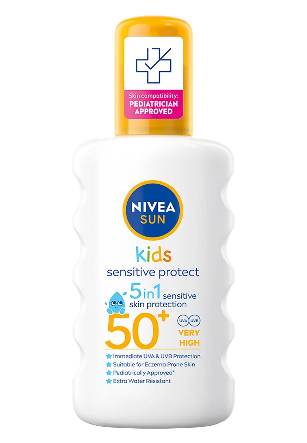 Solskydd barn Kids Sensitive Protect & Play Sun Spray SPF50+ 200 ml NIVEA SUN