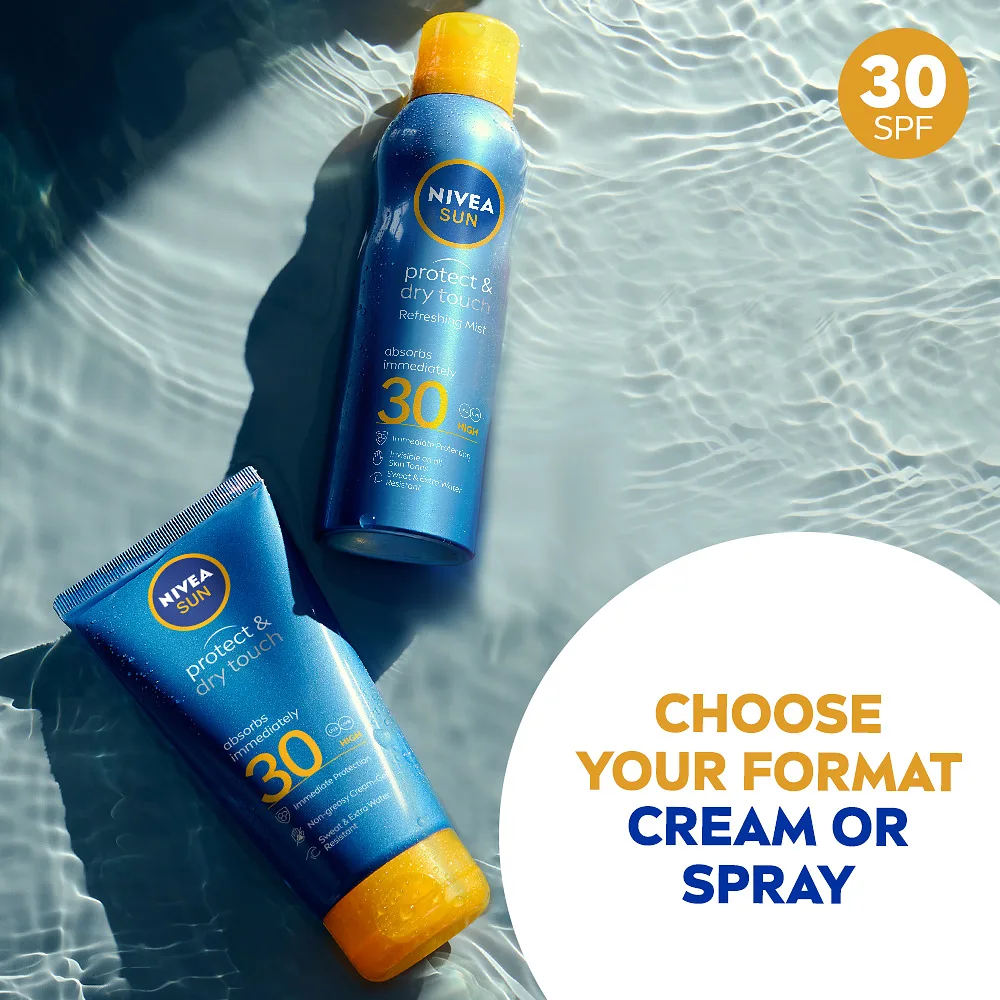 Solspray Protect & Dry Touch Sun Mist SPF30 200 ml NIVEA SUN