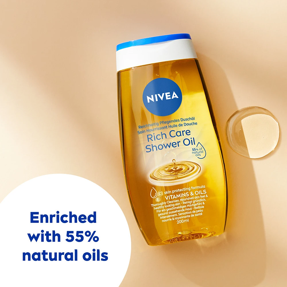 Duscholja Rich Caring Shower Oil 200 ml NIVEA