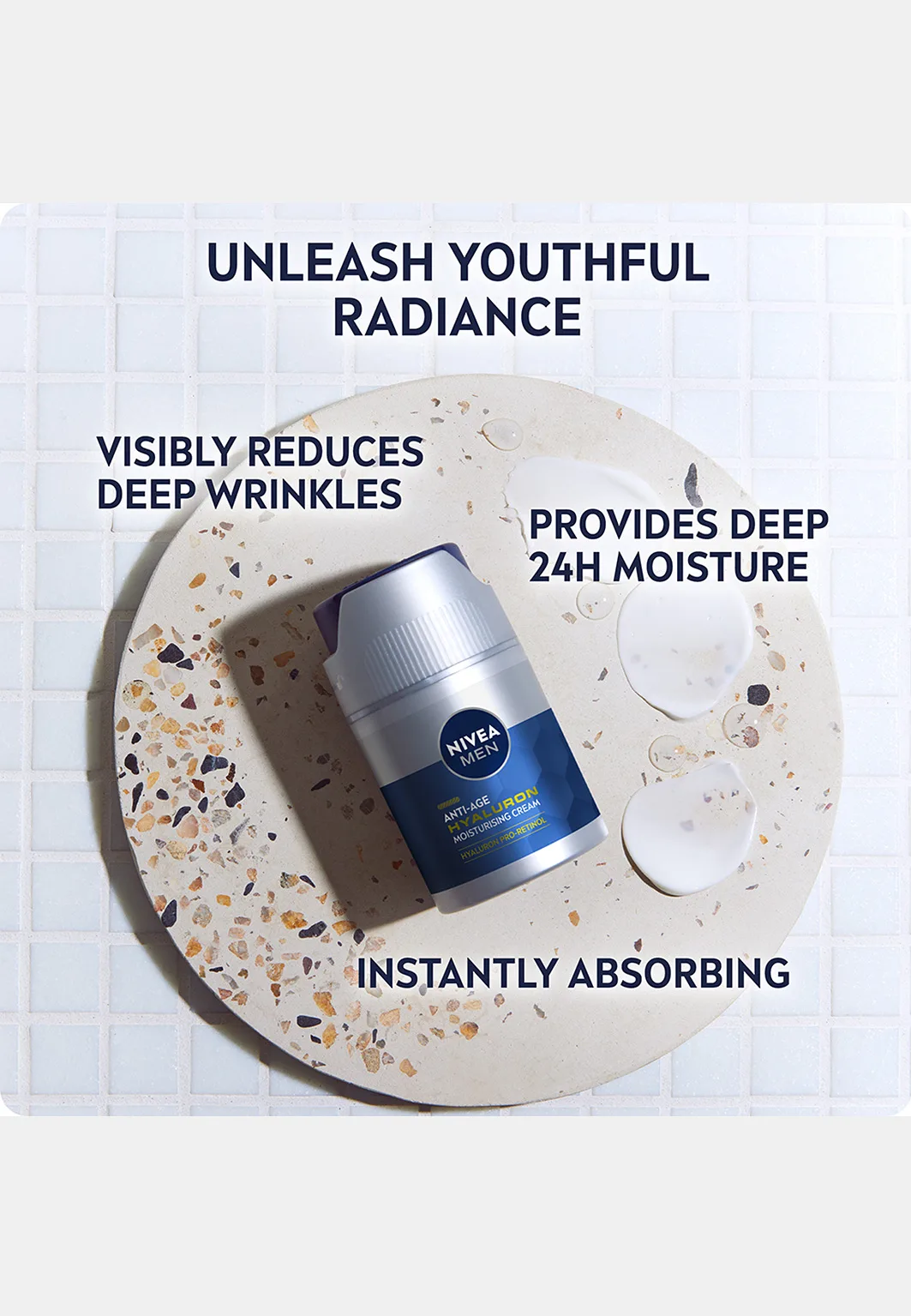 Ansiktskräm Anti Age Hyaluron Face Cream 50 ml NIVEA MEN