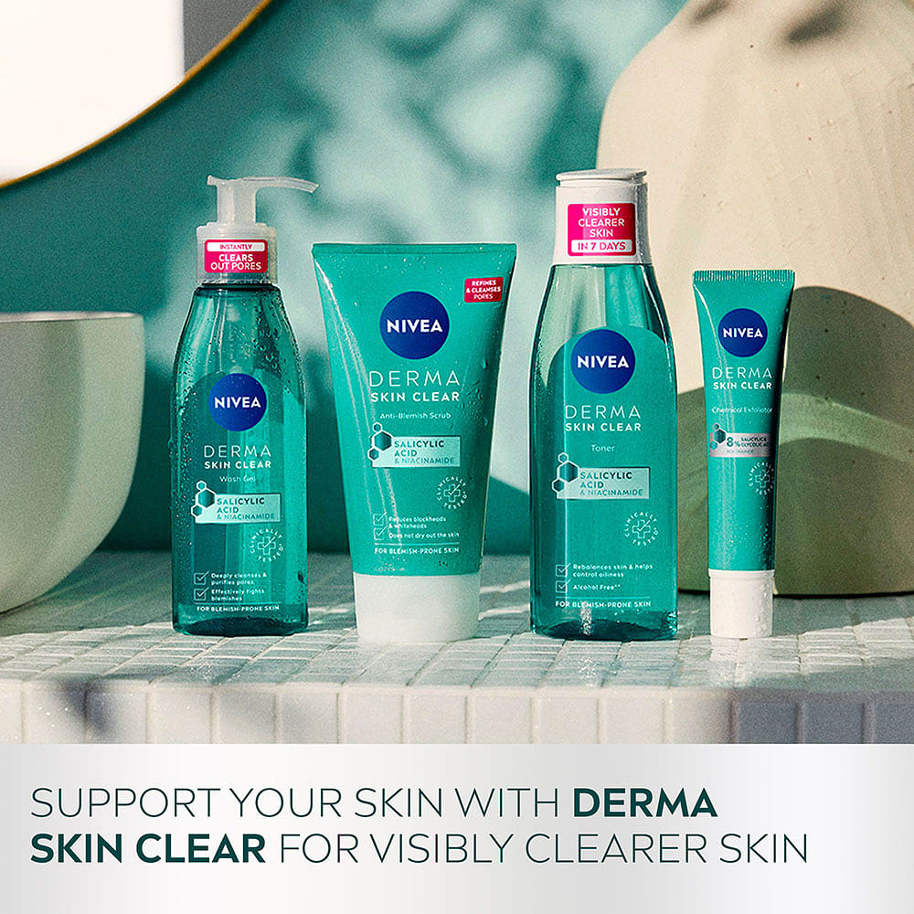 Ansiktsrengöring Derma Skin Clear Wash Gel 150 ml NIVEA