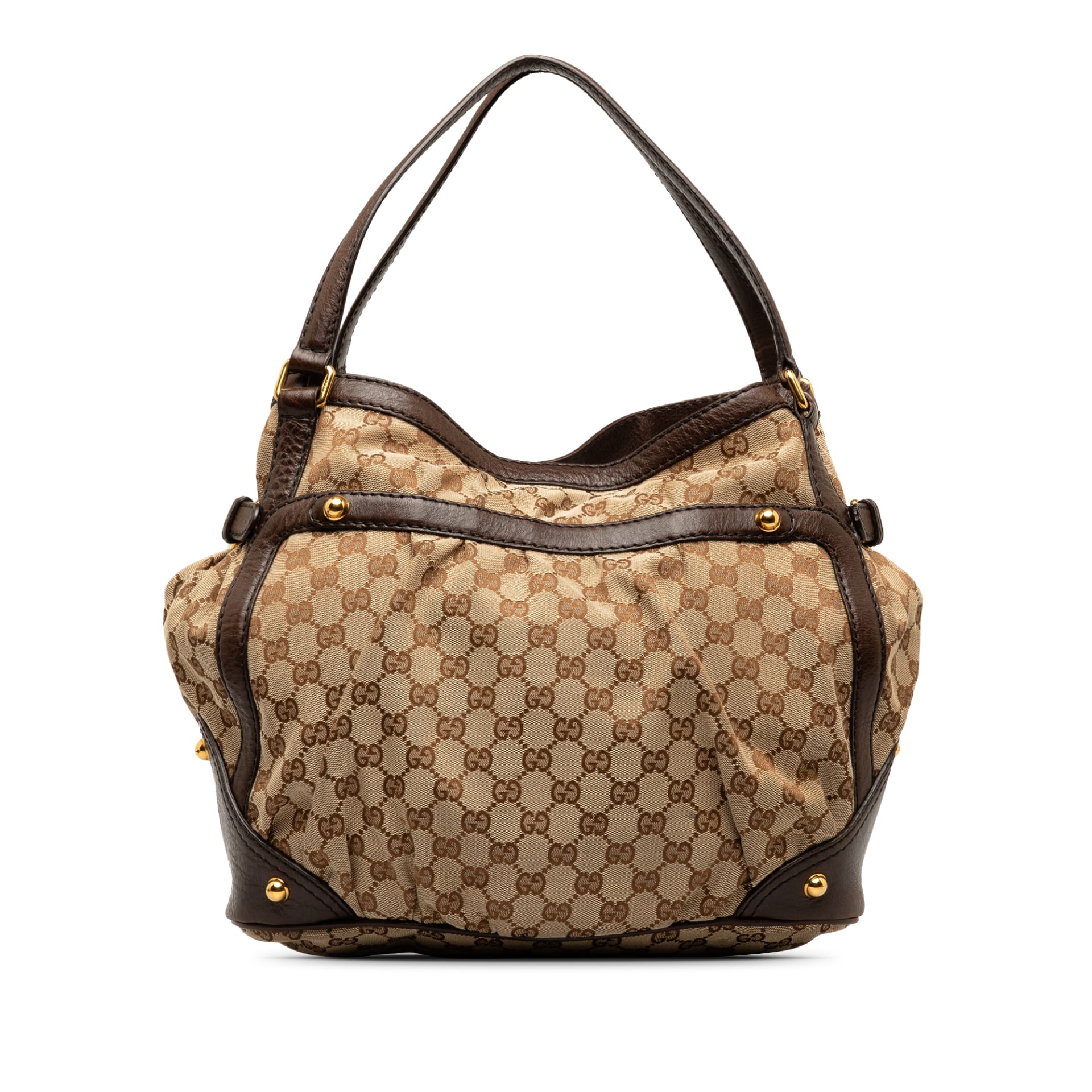 Gucci Gg Canvas Jockey Shoulder Bag