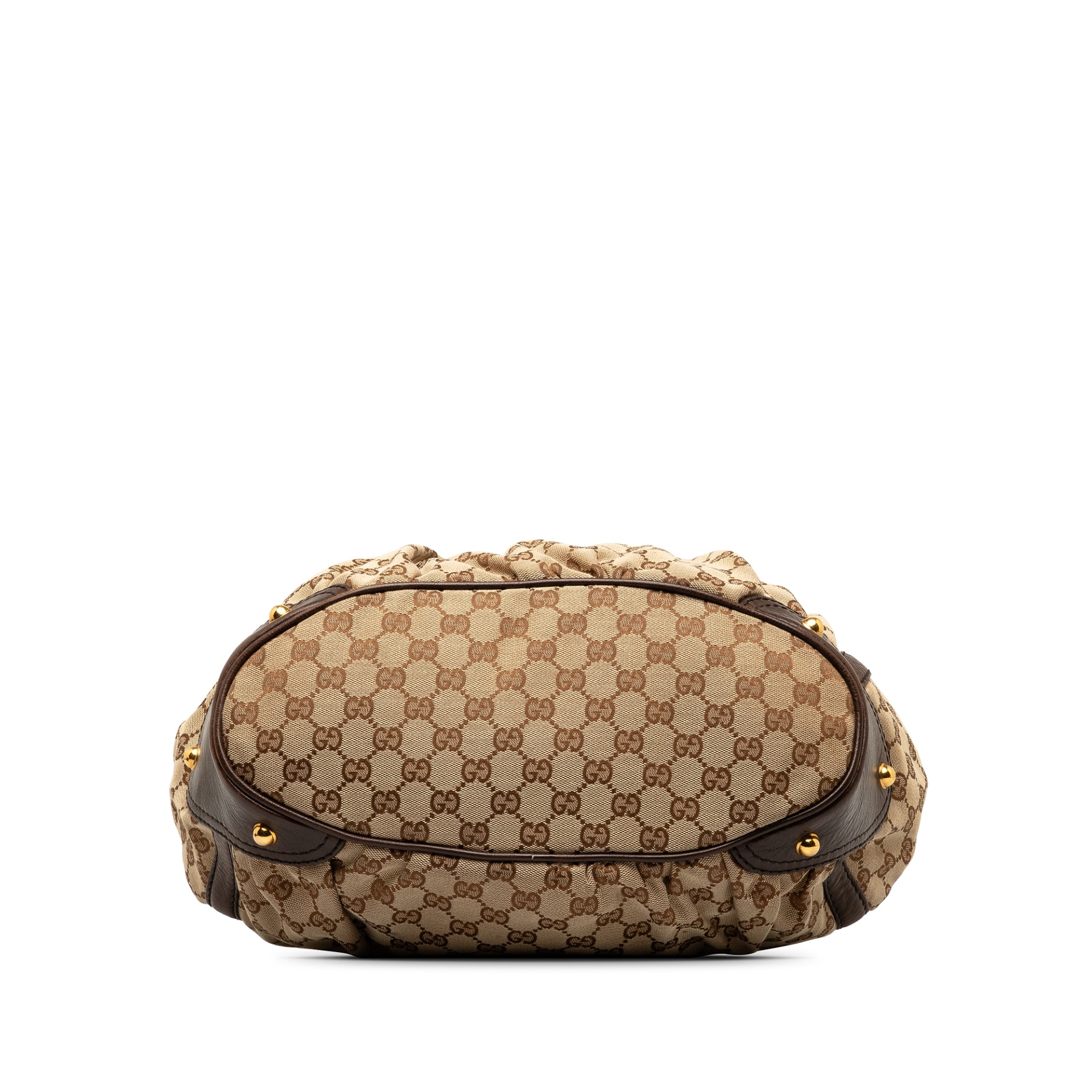 Gucci Gg Canvas Jockey Shoulder Bag