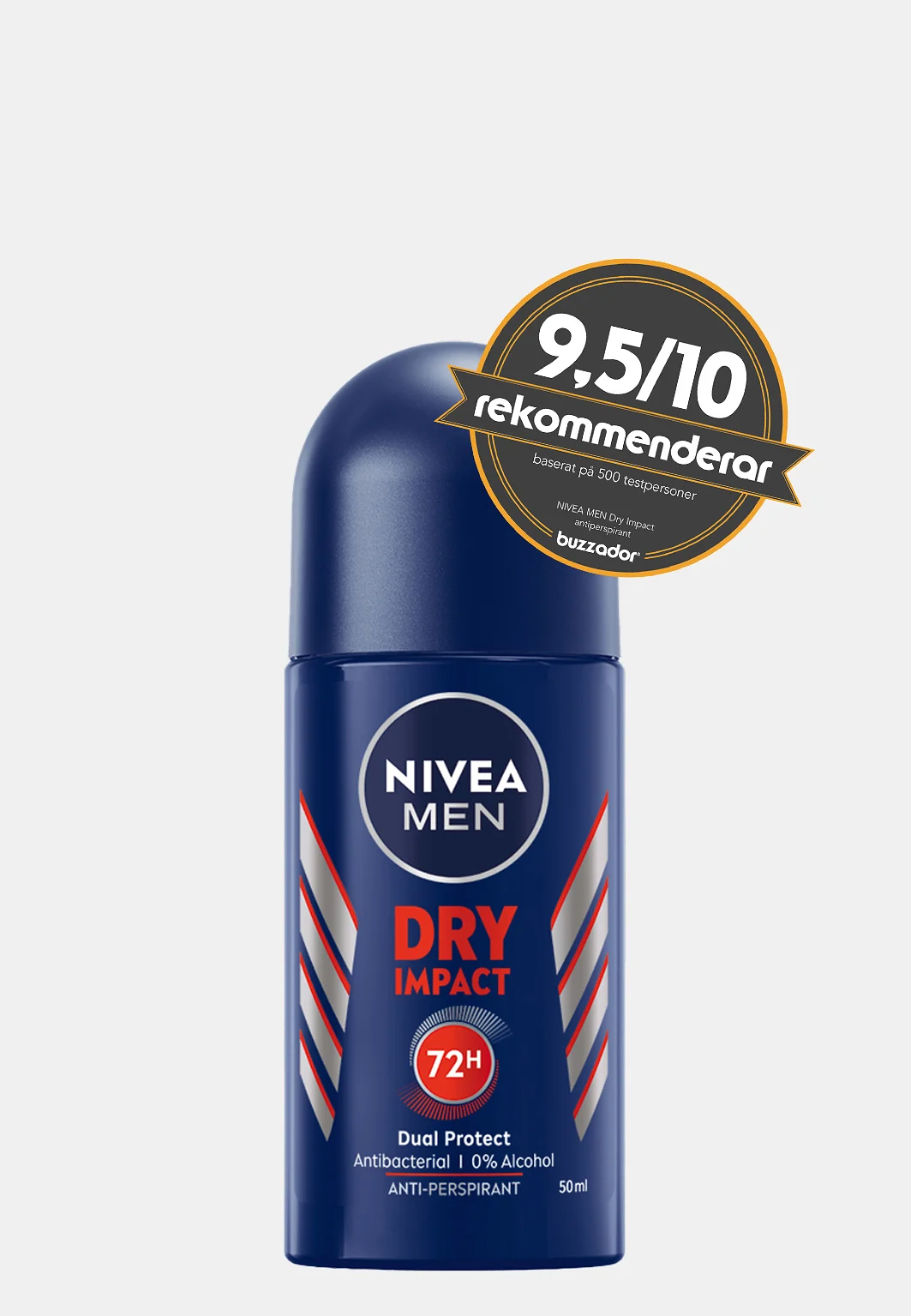 Antiperspirant Deo Roll on Dry Impact 50 ml NIVEA MEN