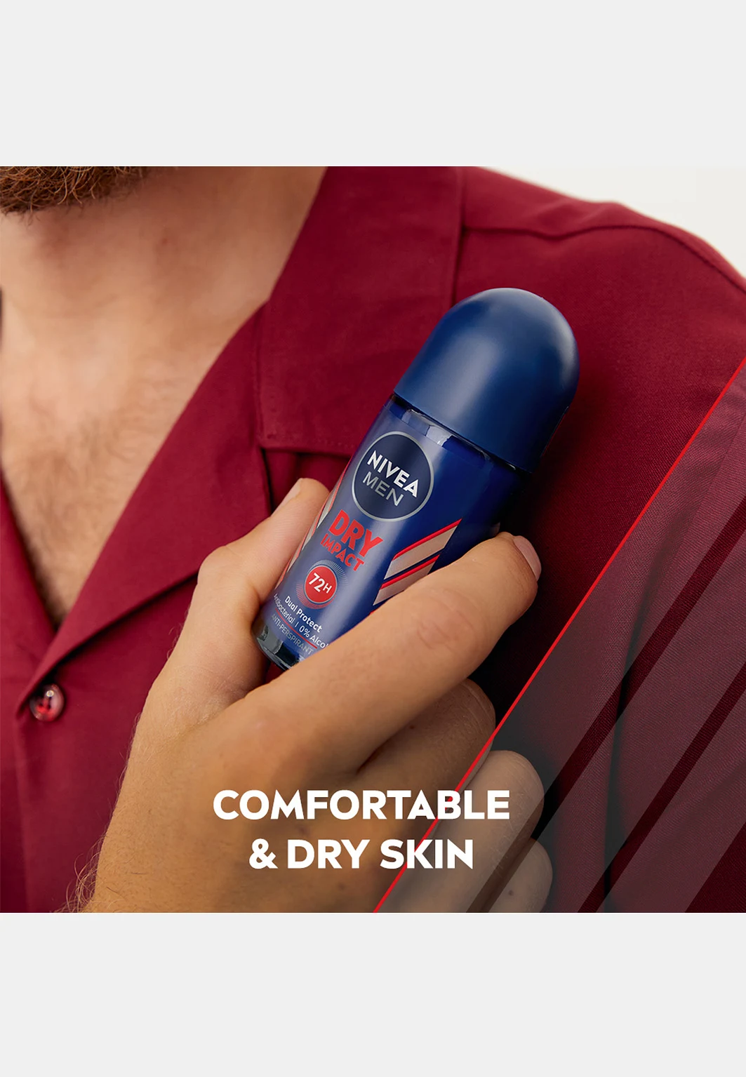 Antiperspirant Deo Roll on Dry Impact 50 ml NIVEA MEN