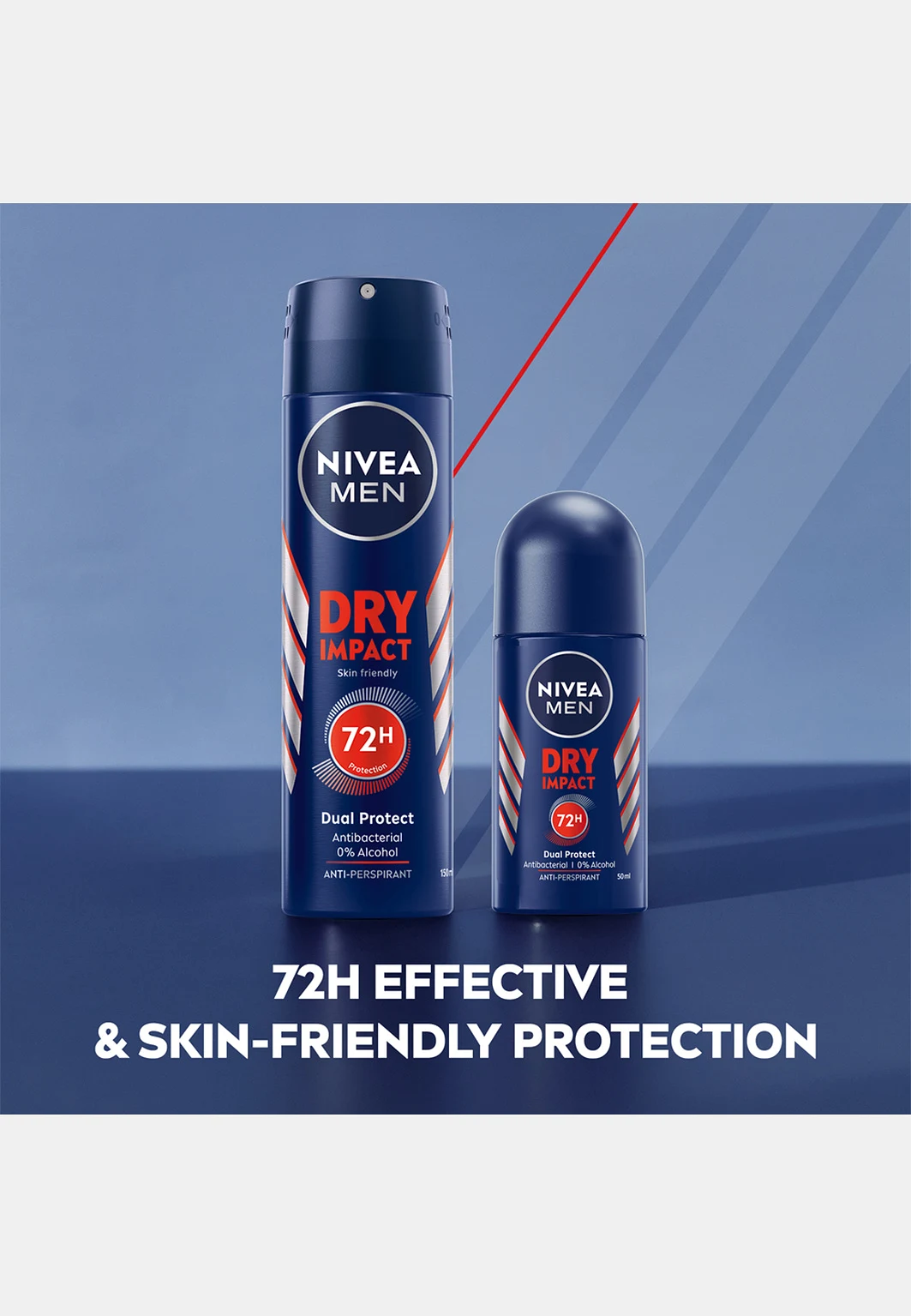 Antiperspirant Deo Roll on Dry Impact 50 ml NIVEA MEN