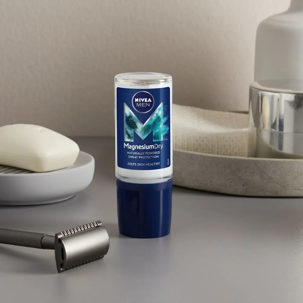 Deodorant Roll On Magnesium Dry 50 ml NIVEA MEN