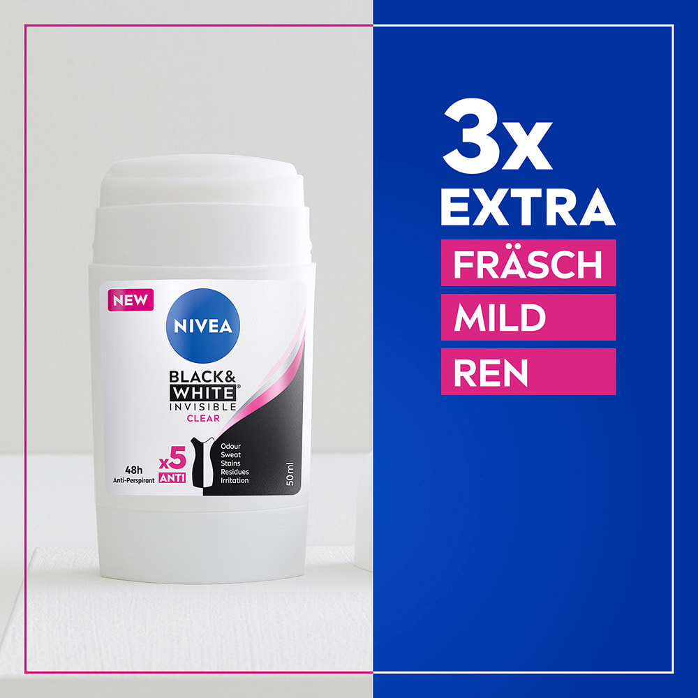 NIVEA Black & White Stick Female 50ml