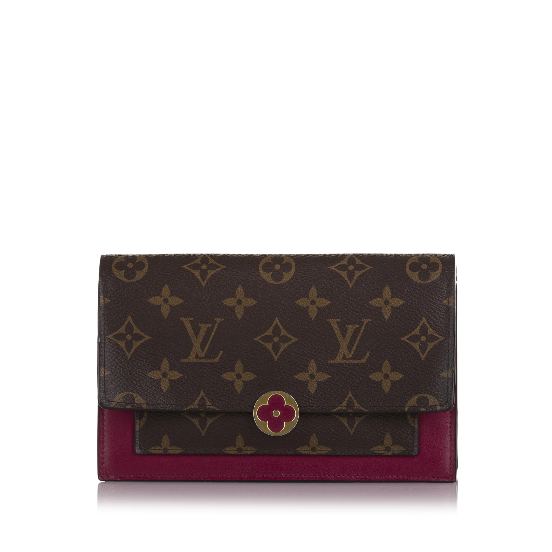 Louis Vuitton Monogram Flore Wallet On Chain