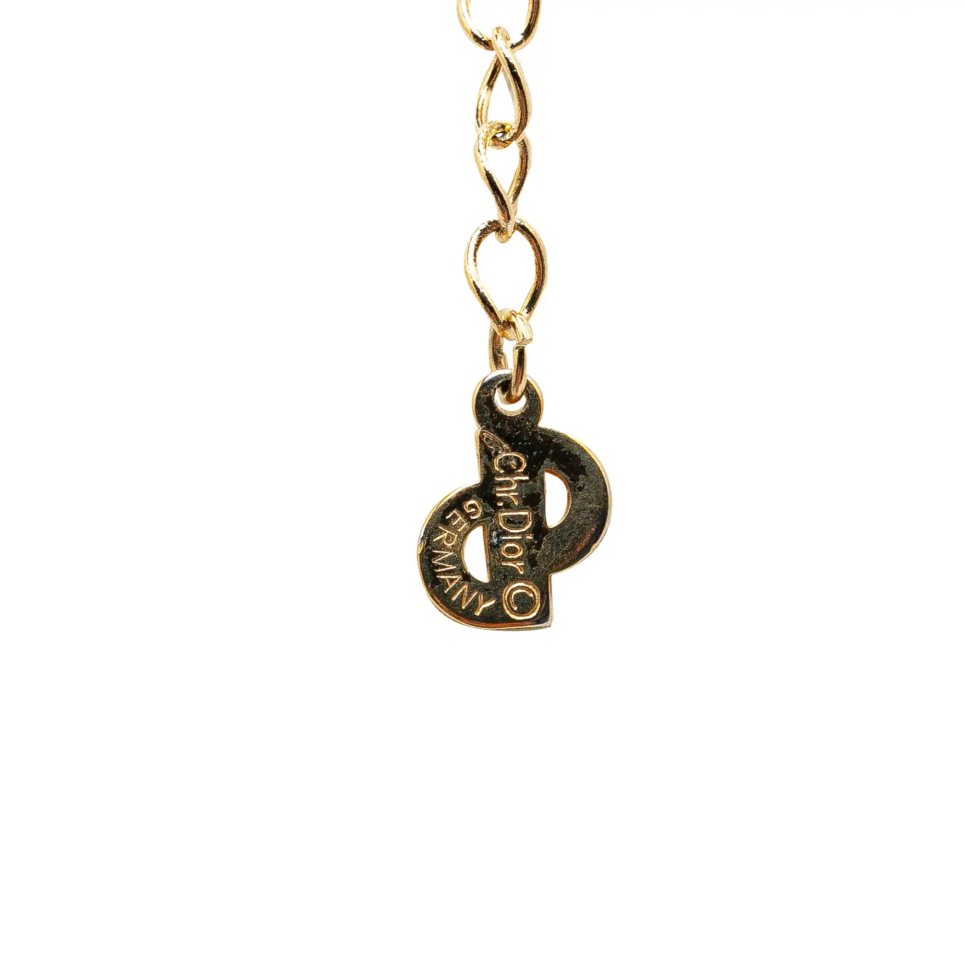 Dior Cd Logo Pendant Necklace