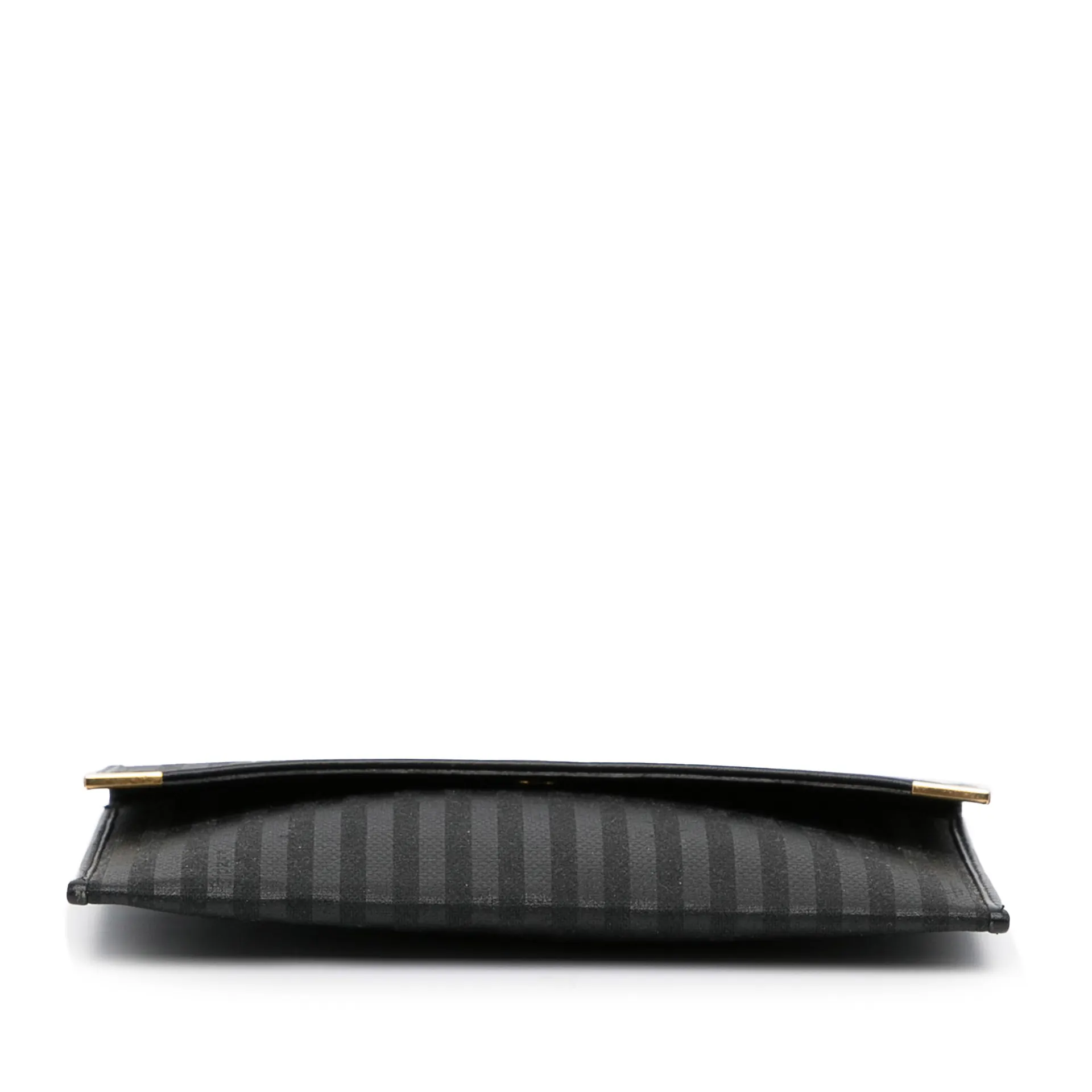 Fendi Striped Canvas Clutch