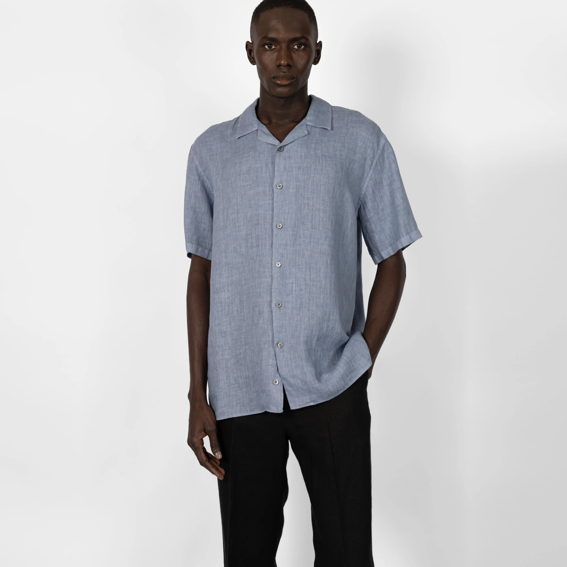 Camp Washed Linen Shirt