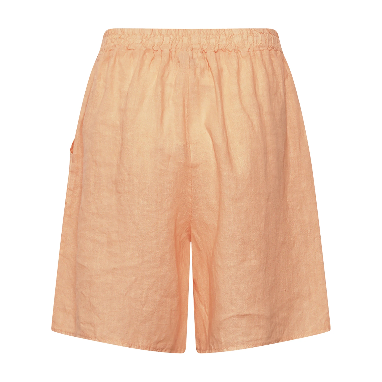 Tracy, Shorts, Linen - Apricot