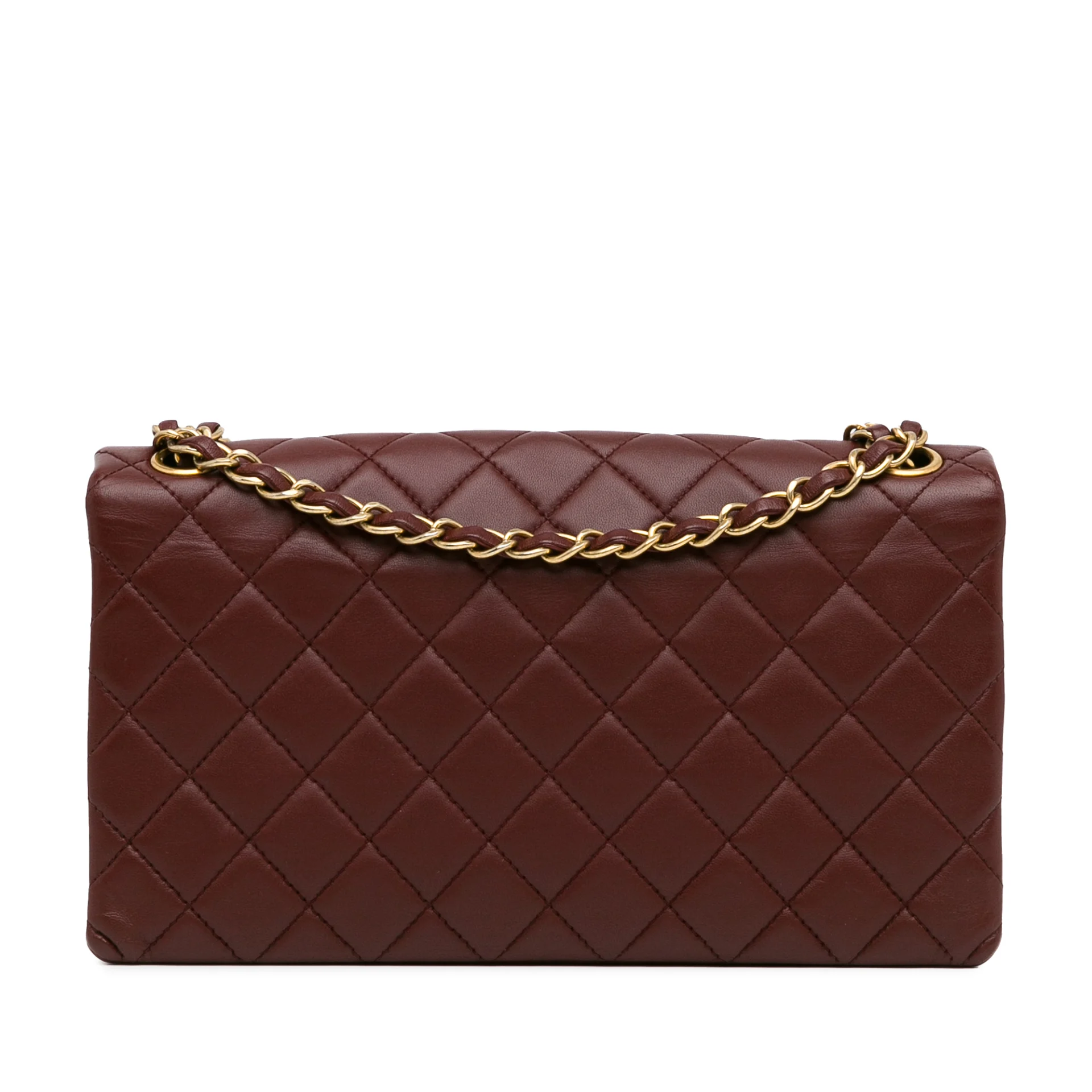 Chanel Cc Quilted Lambskin Flap