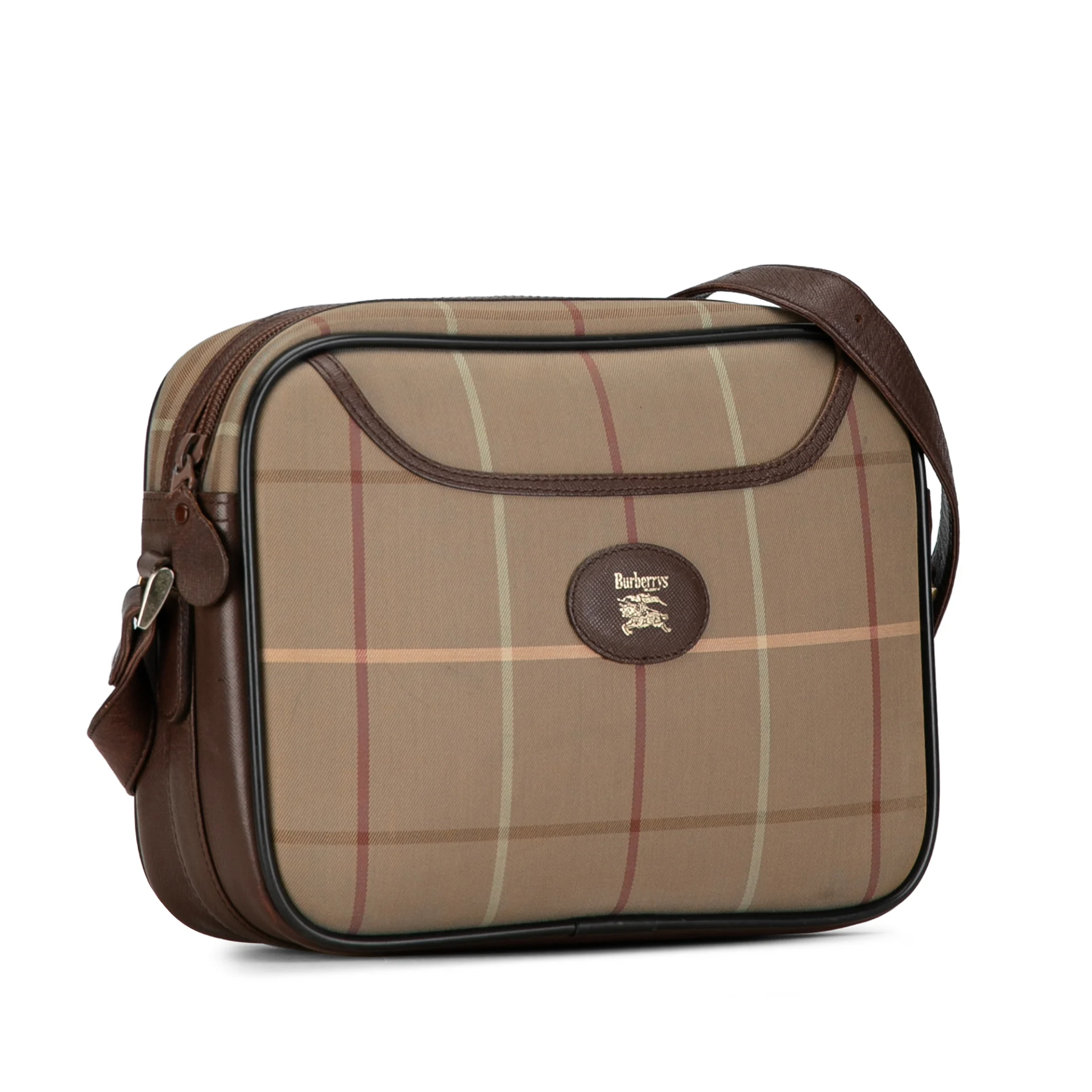 Burberry Vintage Check Canvas Crossbody