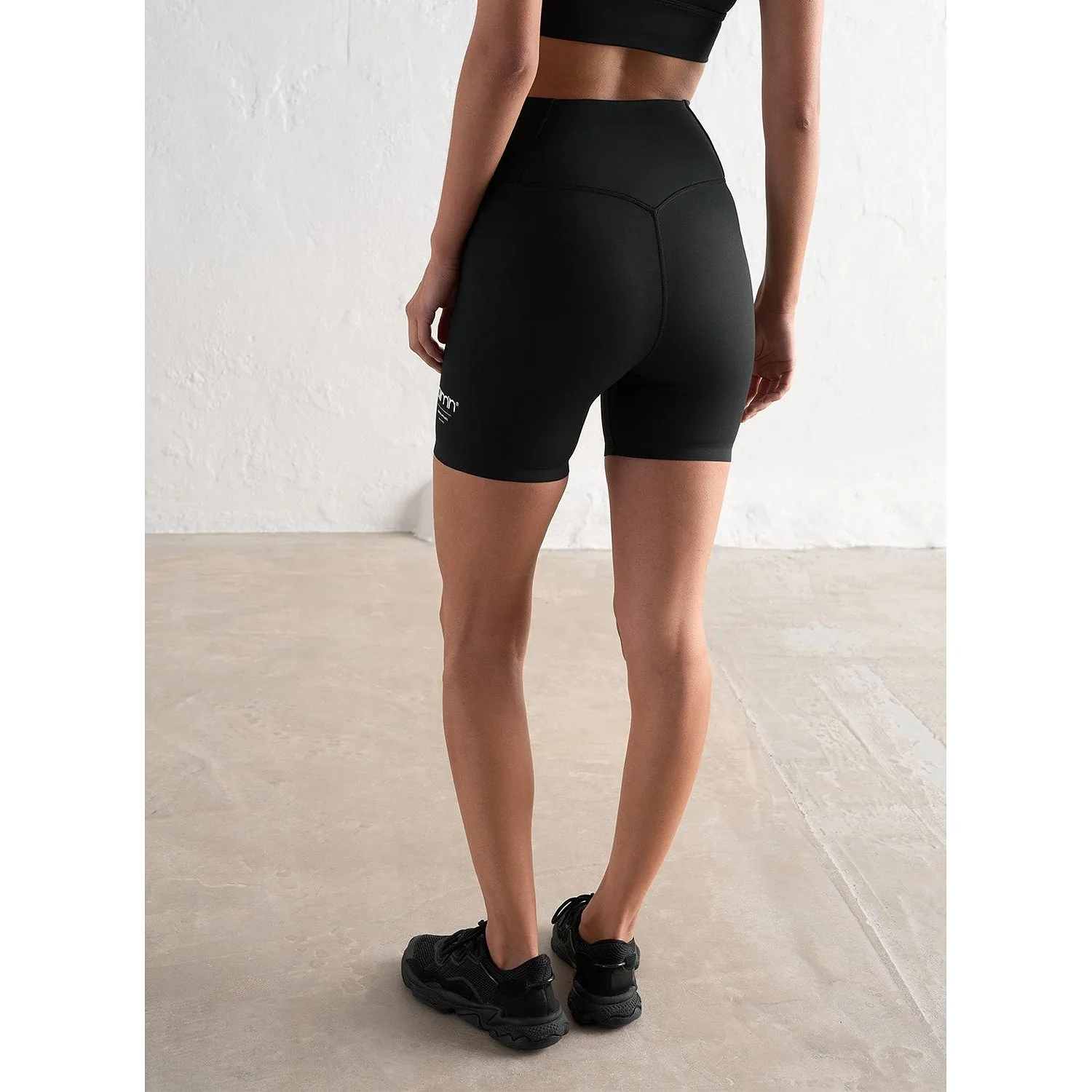 Black Edge Core Midi Shorts