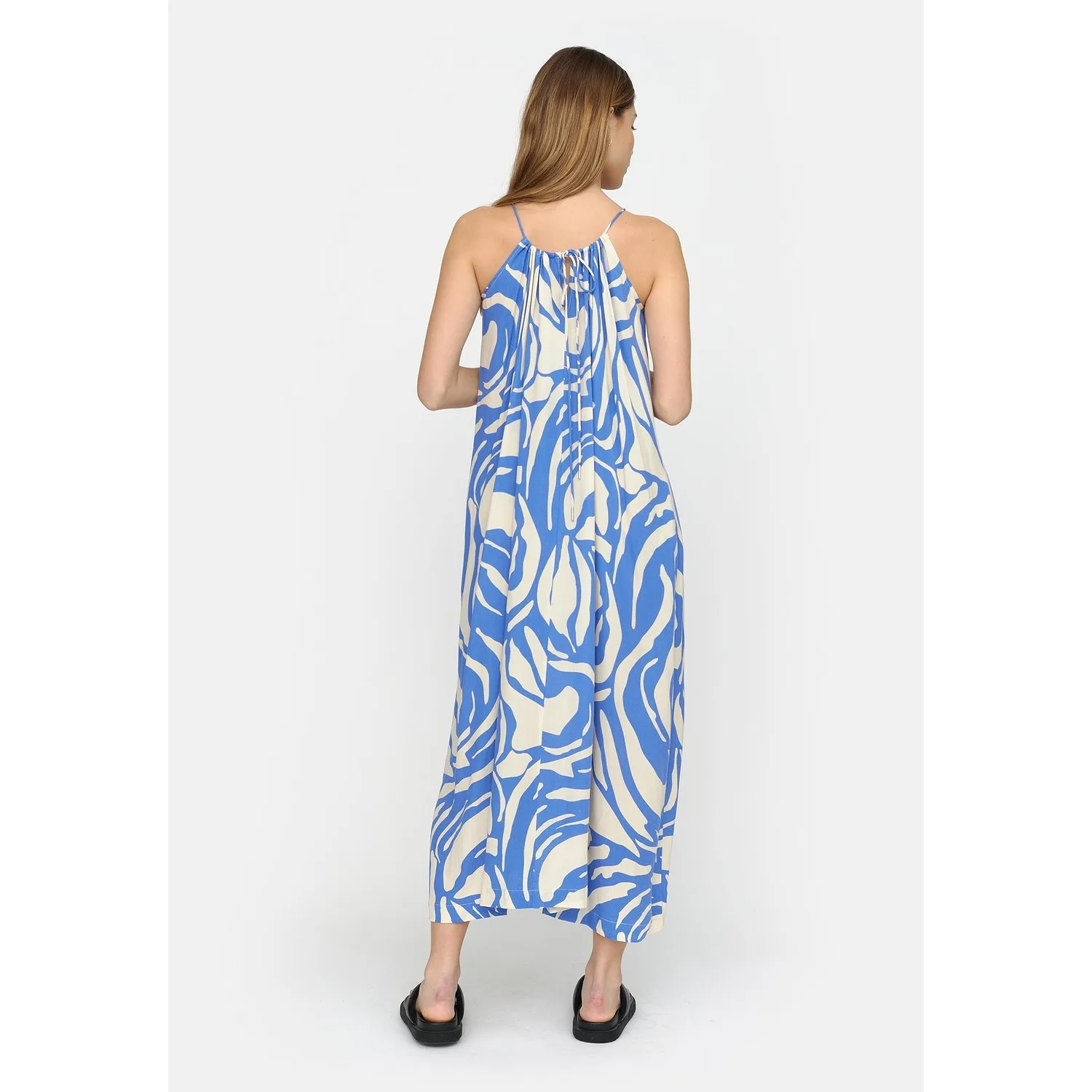 Srmio Midi Dress - Two Tone Amparo Blue Print