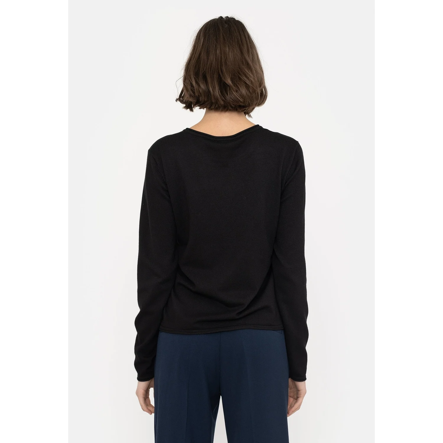 Srmarla O-neck Roll Edge Knit